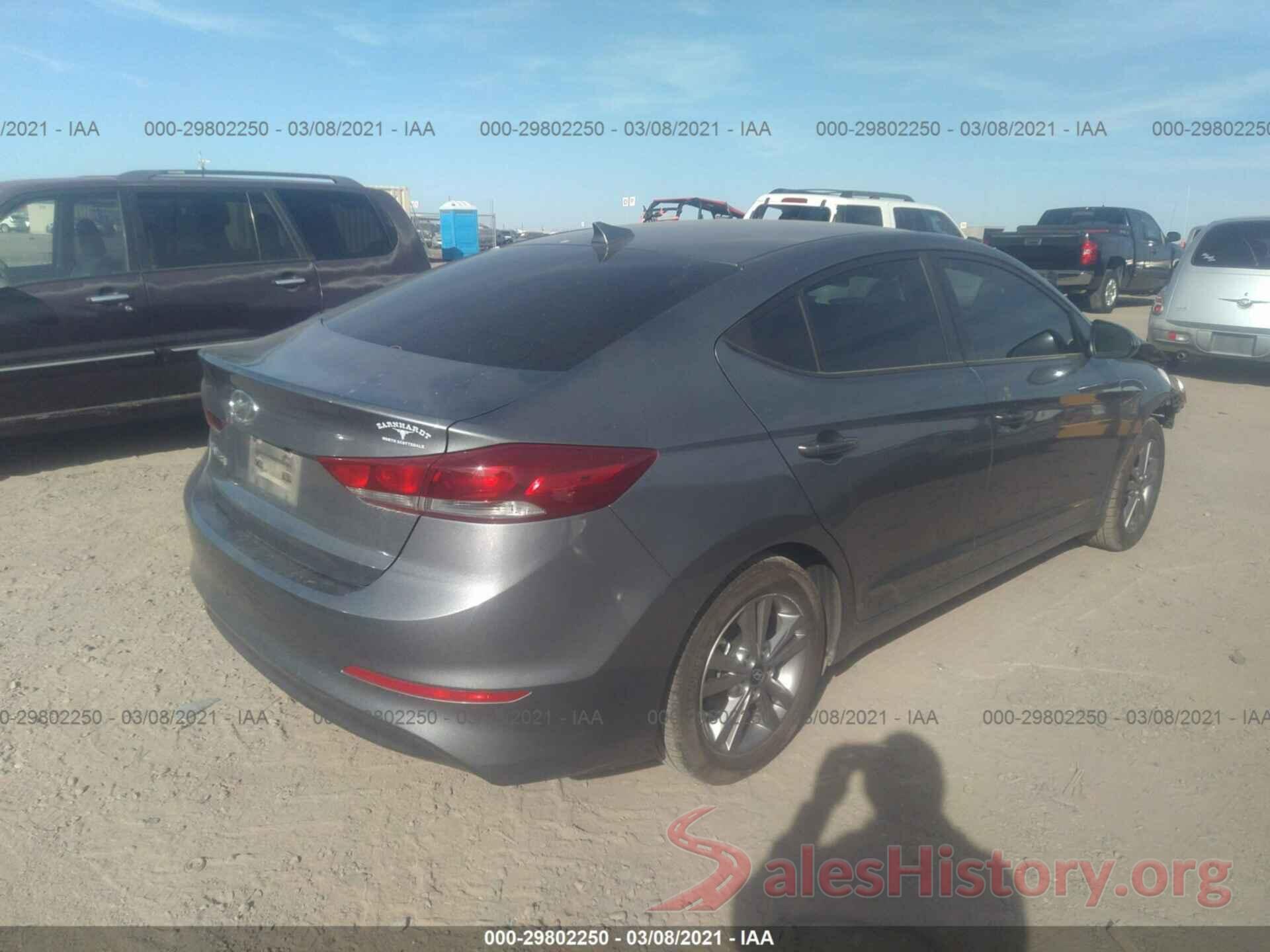 KMHD84LFXJU616182 2018 HYUNDAI ELANTRA