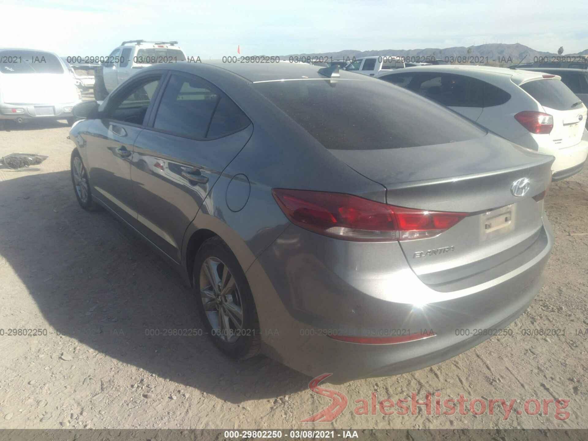 KMHD84LFXJU616182 2018 HYUNDAI ELANTRA