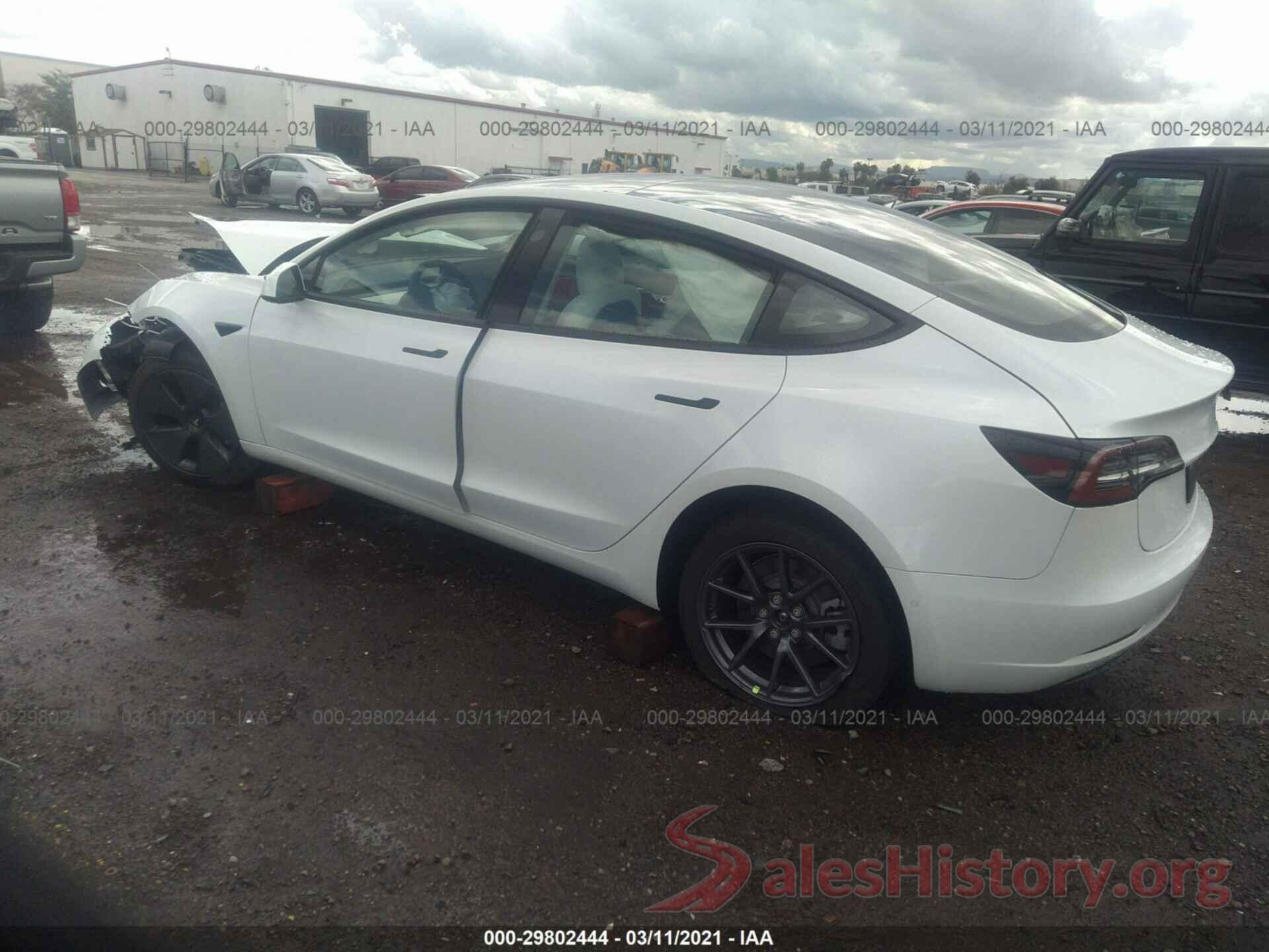 5YJ3E1EA9MF873209 2021 TESLA MODEL 3