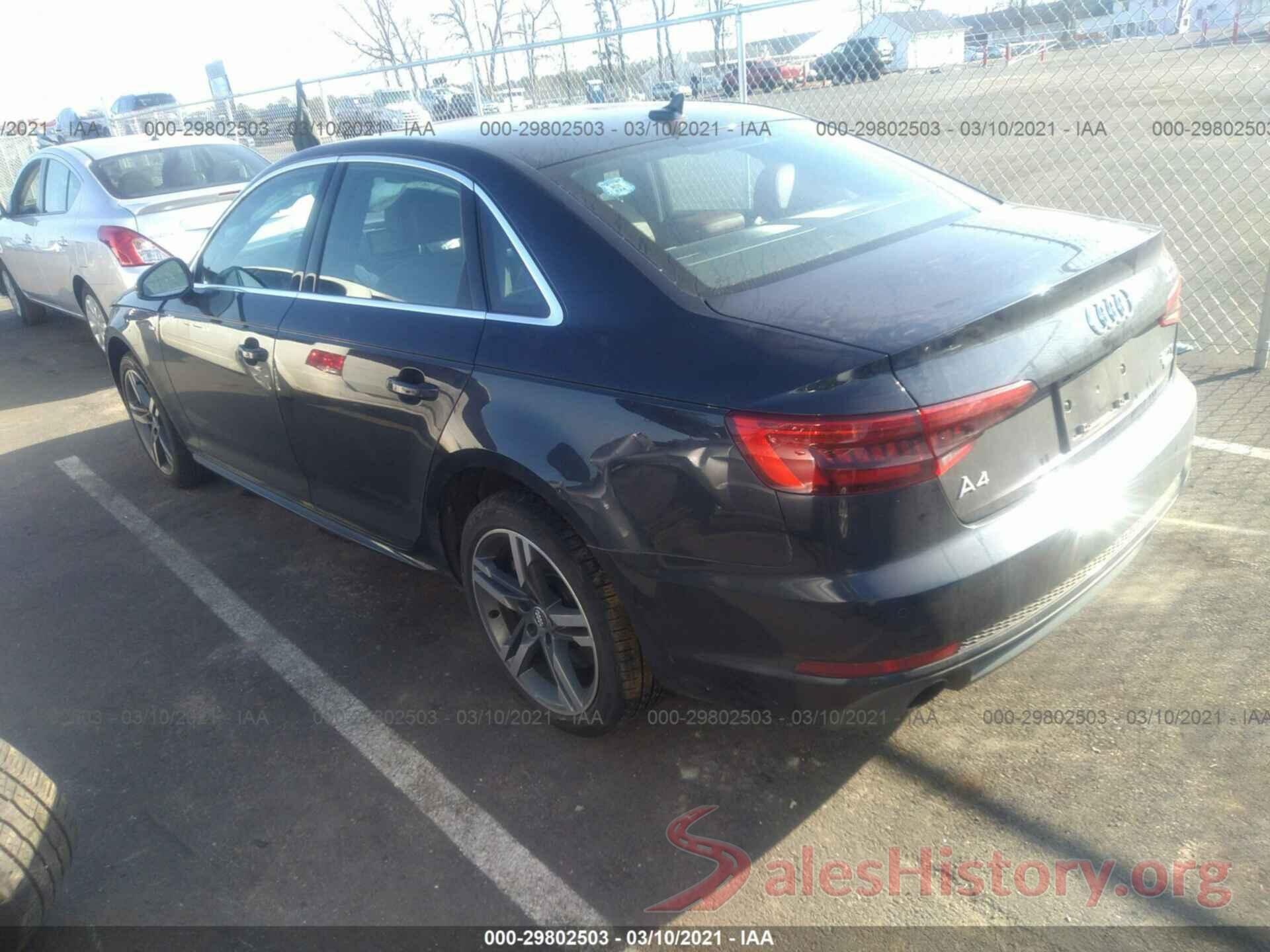 WAUENAF44HN044442 2017 AUDI A4