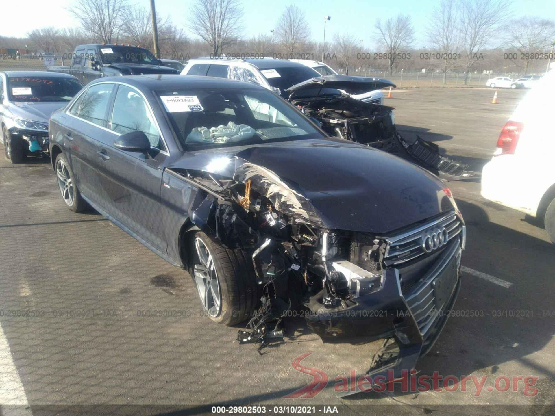 WAUENAF44HN044442 2017 AUDI A4