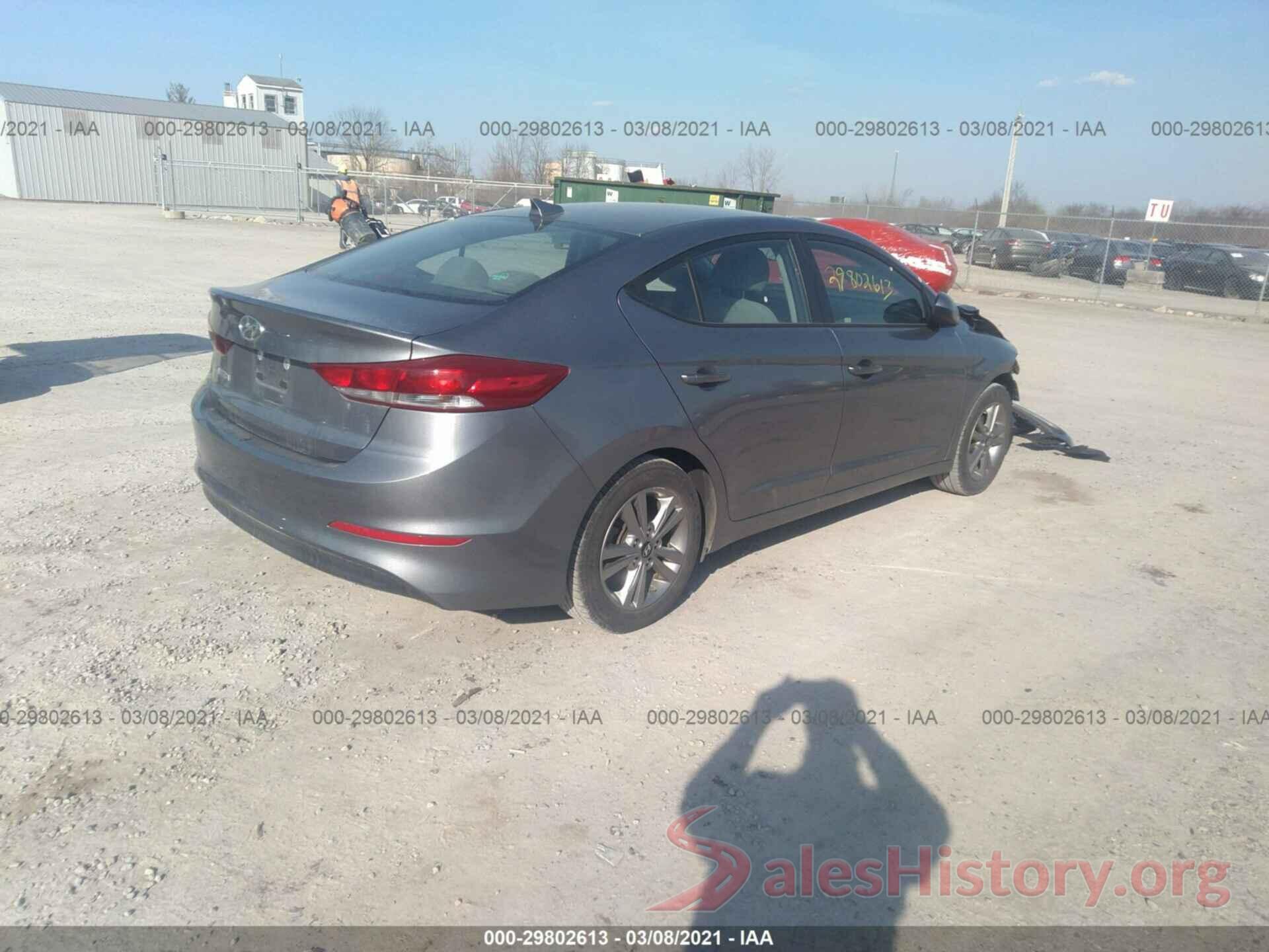 KMHD84LF4JU536912 2018 HYUNDAI ELANTRA