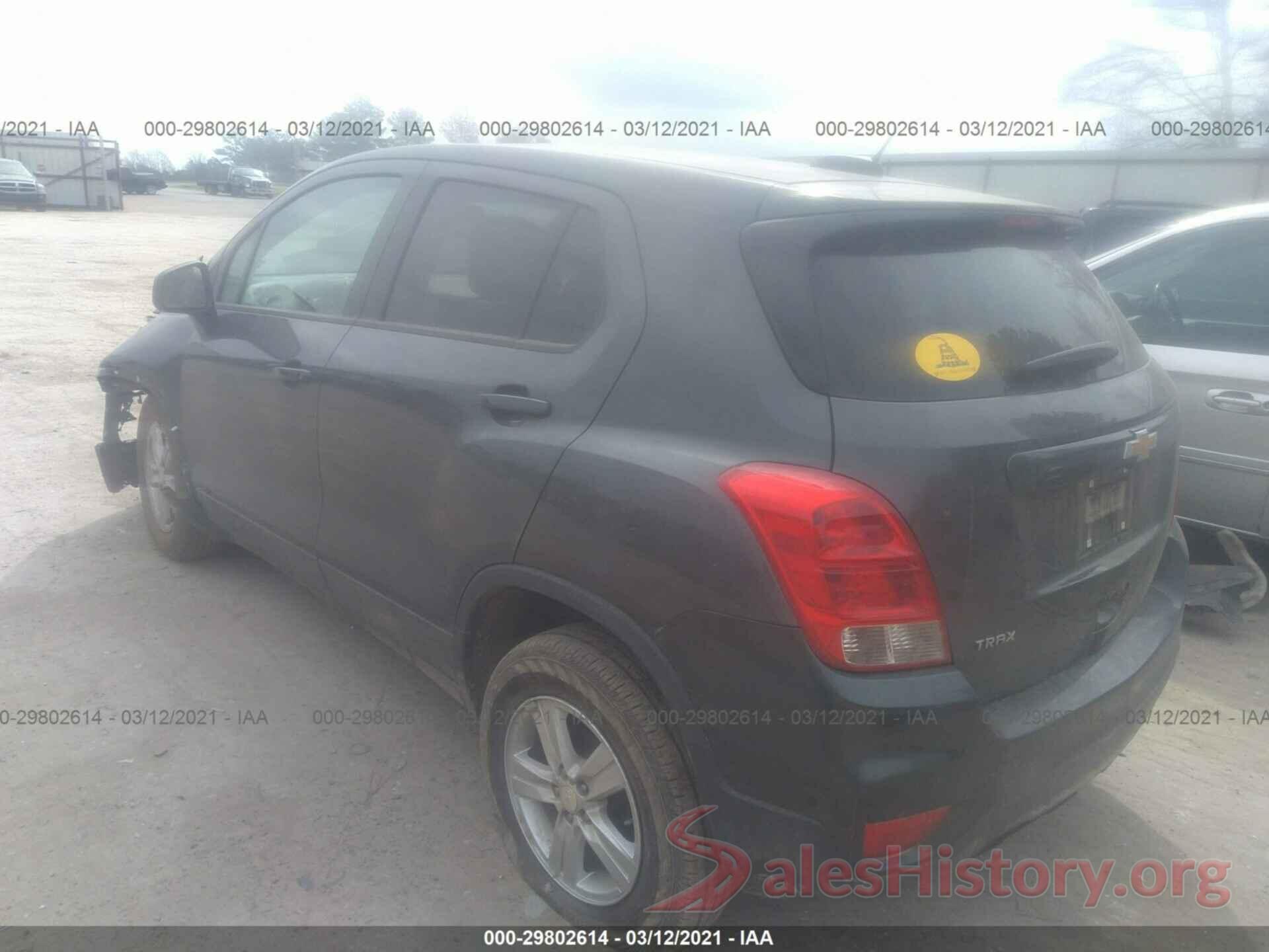 3GNCJKSB6LL167935 2020 CHEVROLET TRAX