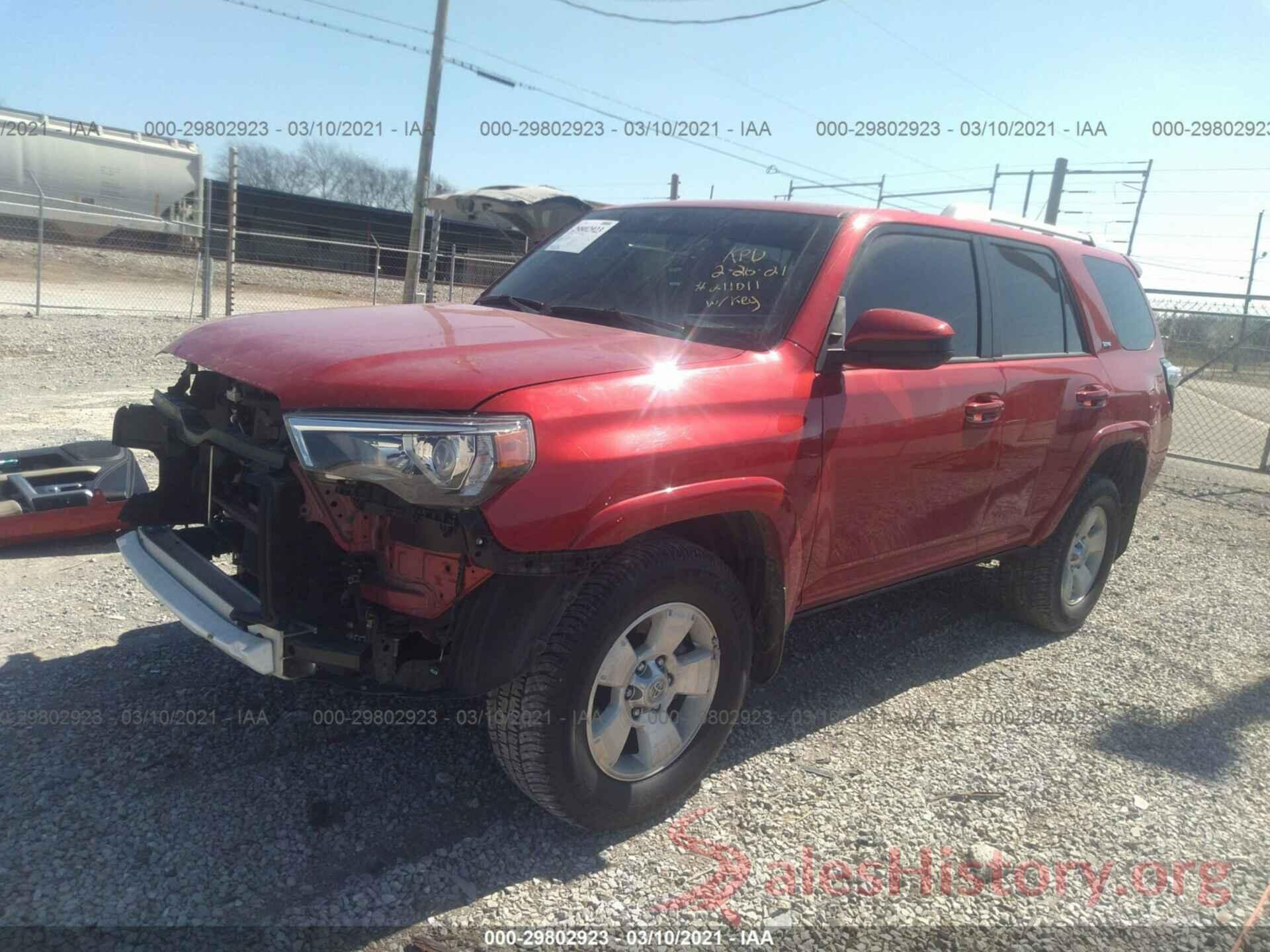 JTEZU5JR1G5139147 2016 TOYOTA 4RUNNER