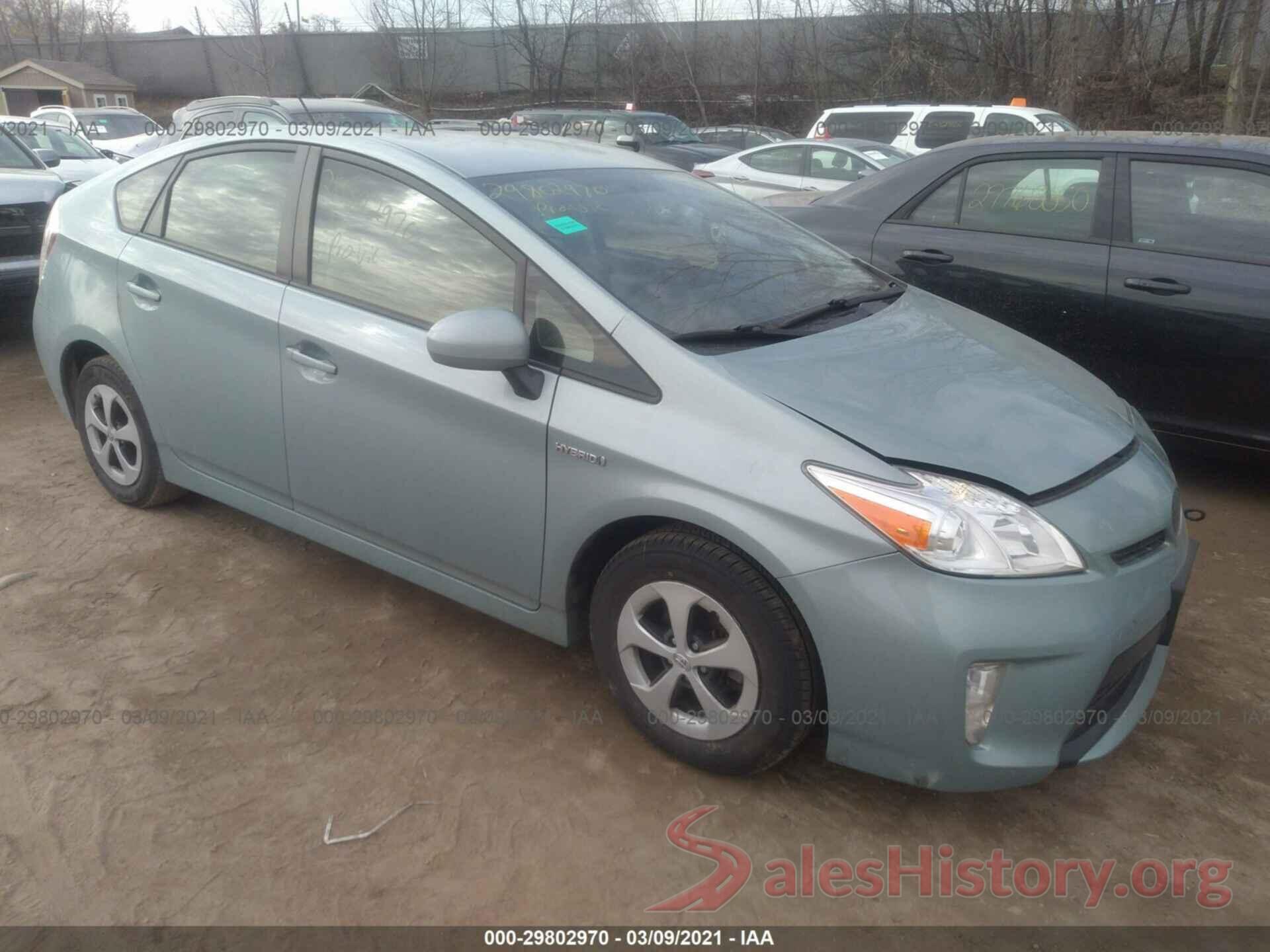 JTDKN3DU8F1959383 2015 TOYOTA PRIUS