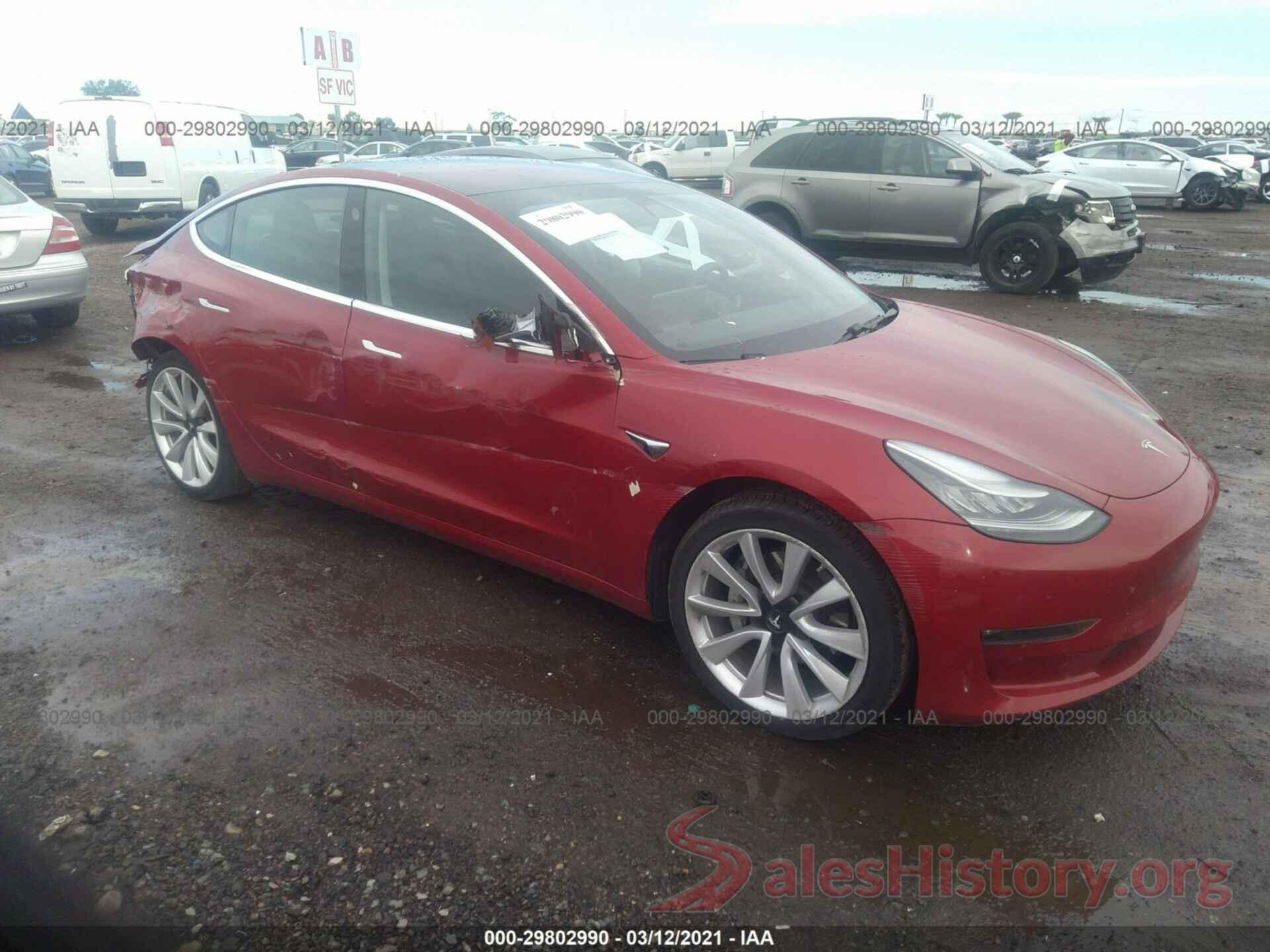 5YJ3E1EB4JF087791 2018 TESLA MODEL 3