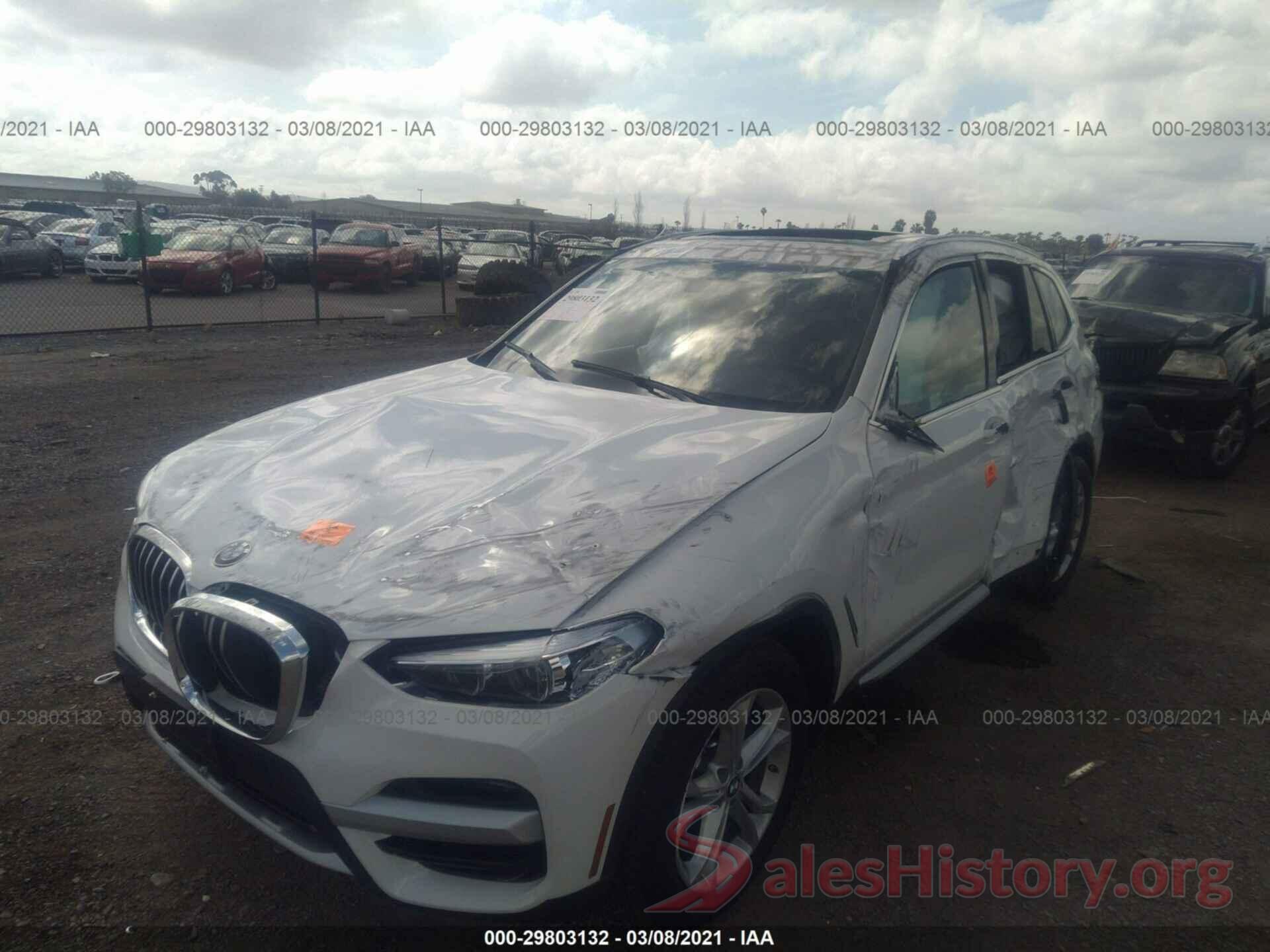 5UXTY3C00M9E67487 2021 BMW X3