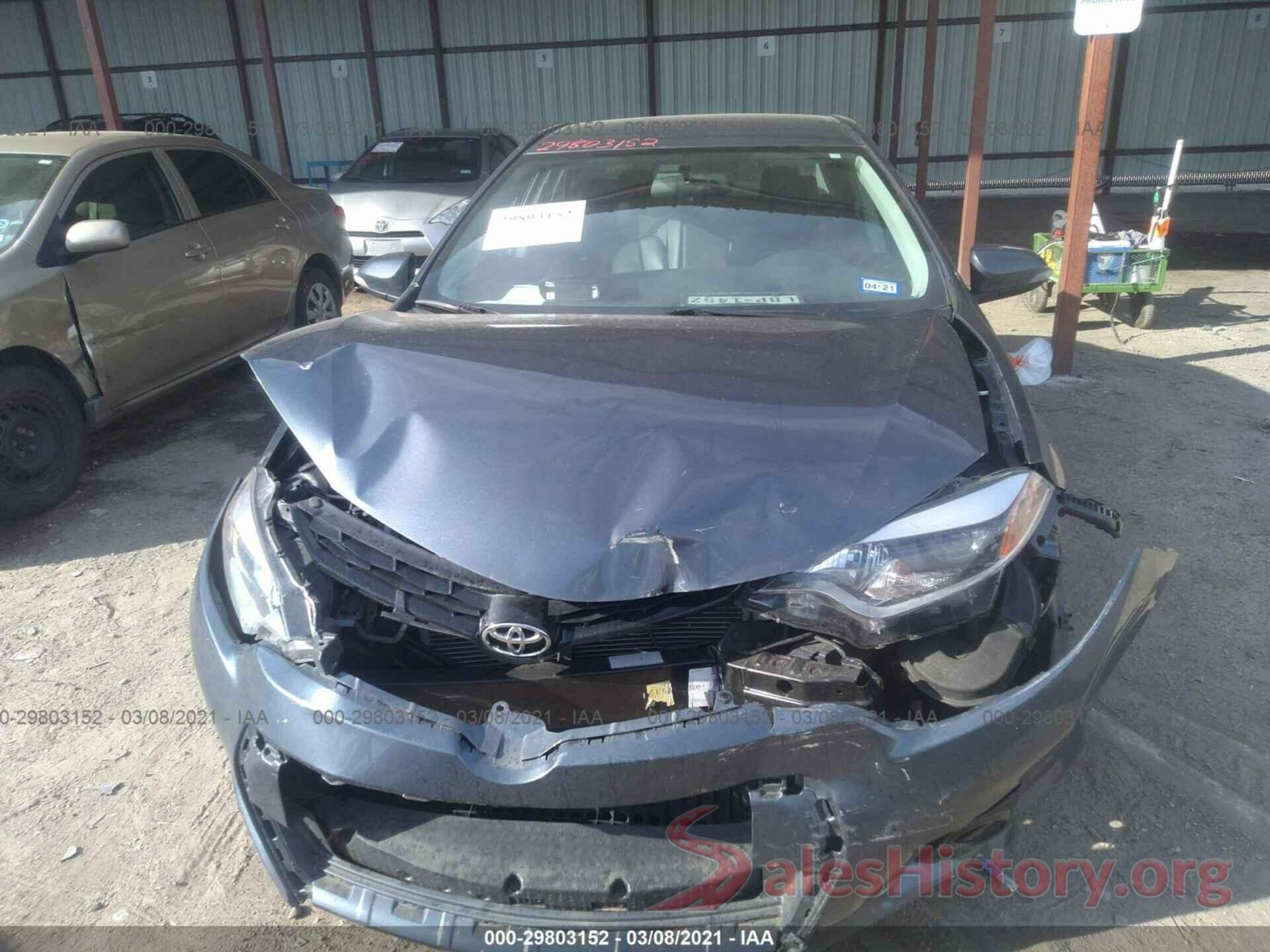 5YFBURHE6GP491322 2016 TOYOTA COROLLA