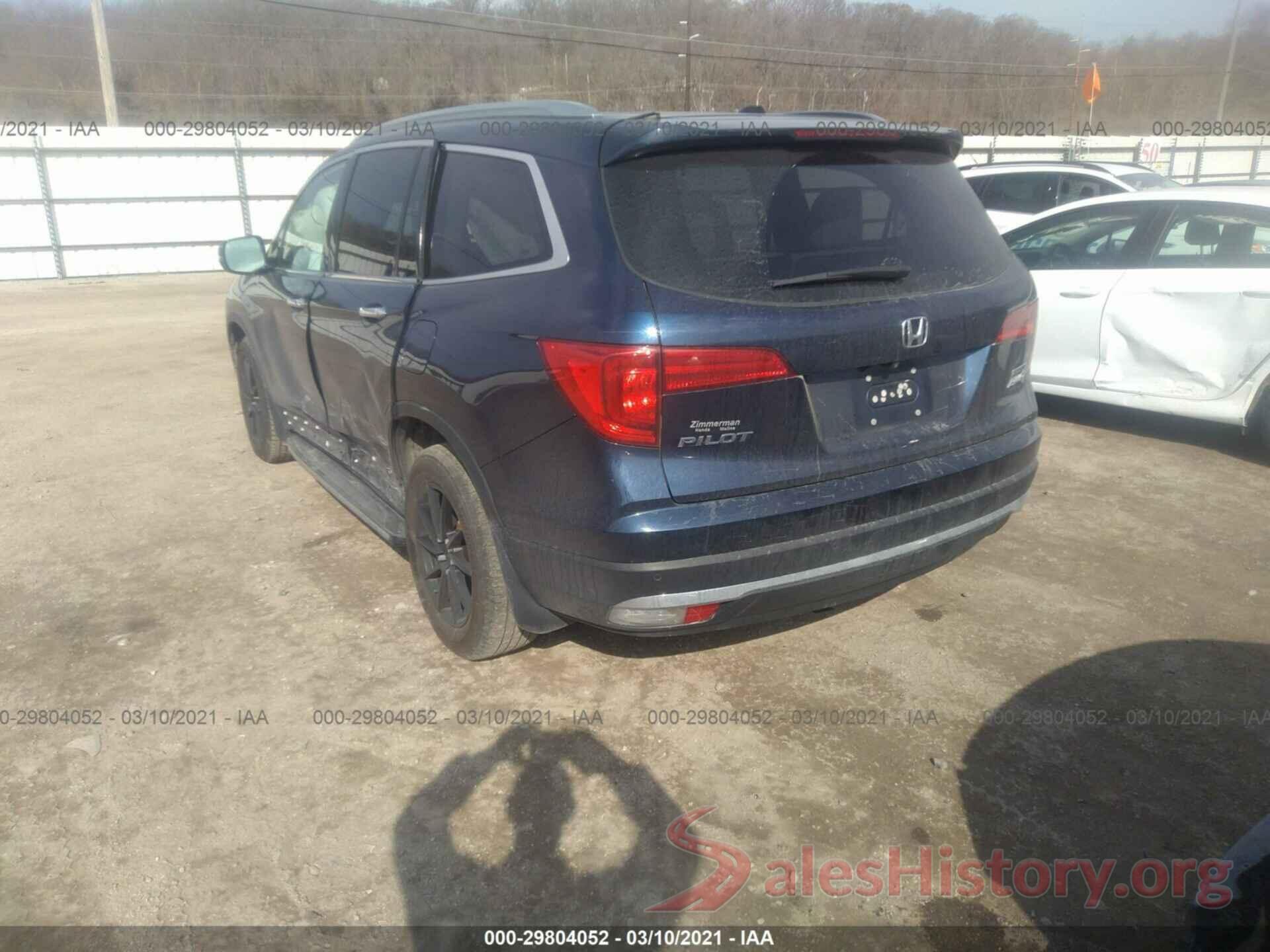 5FNYF6H99GB025241 2016 HONDA PILOT