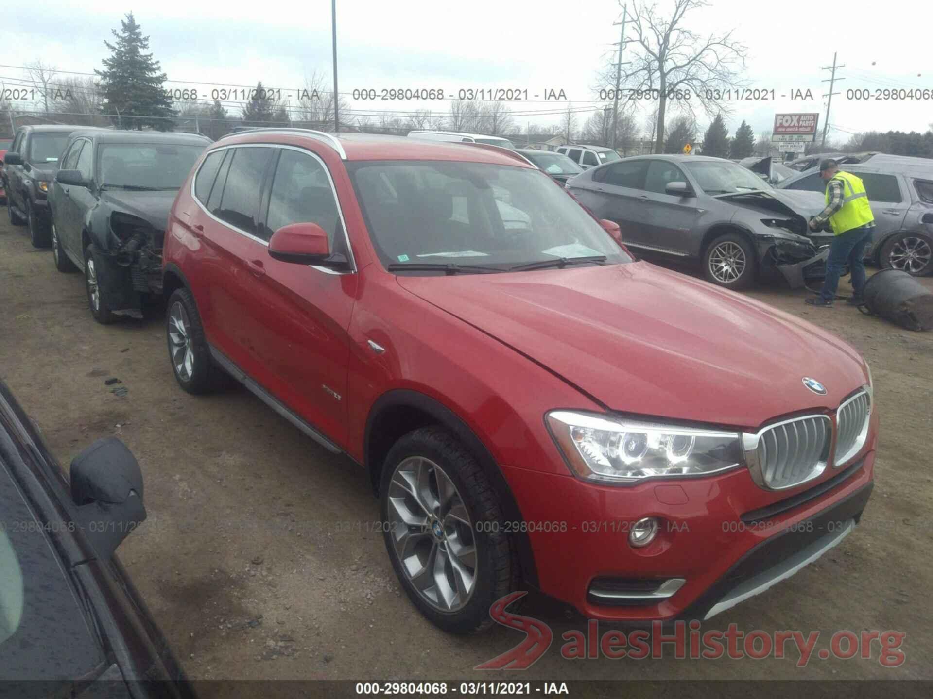 5UXWX9C55G0D81129 2016 BMW X3