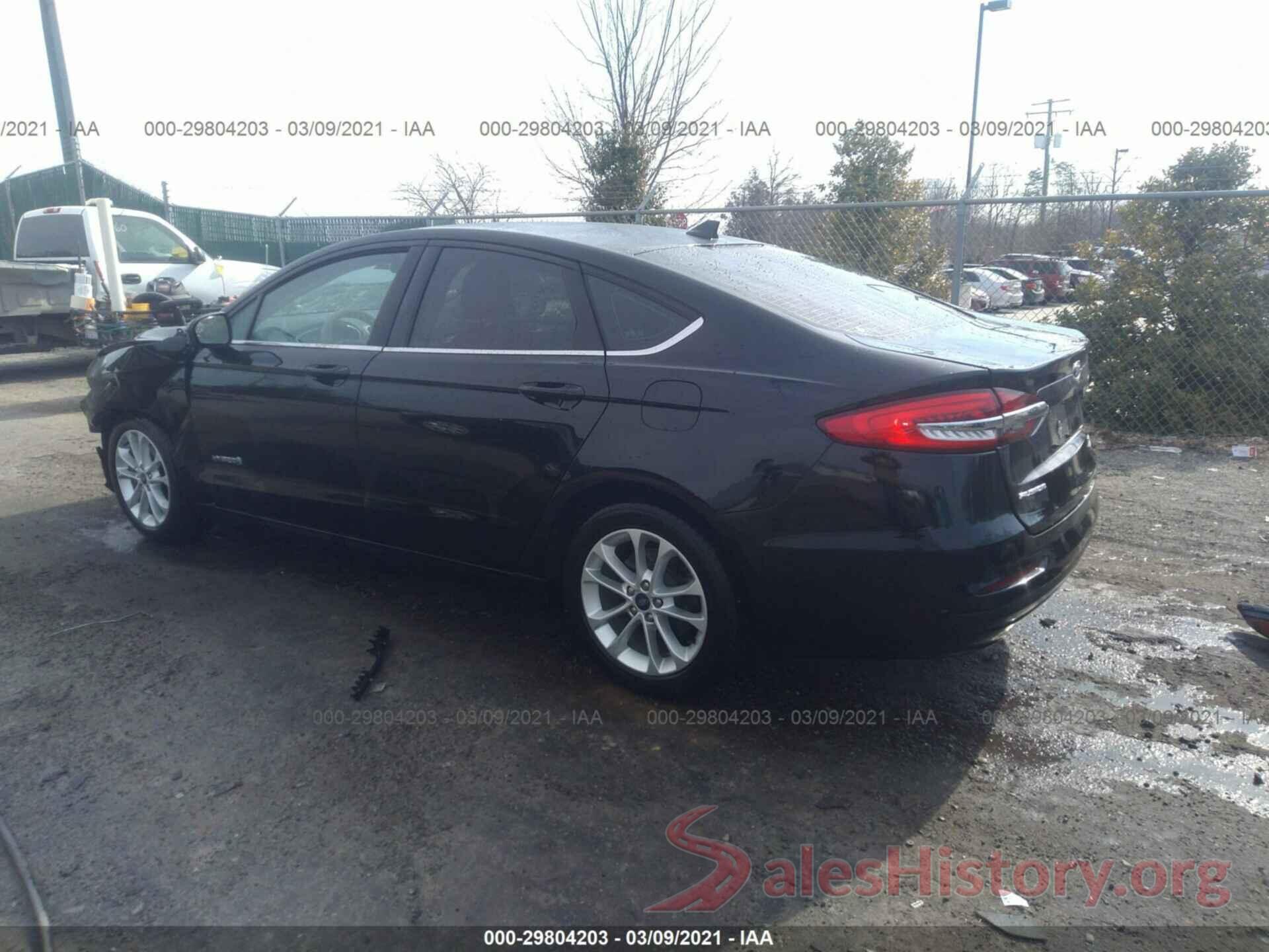 3FA6P0LU4KR104939 2019 FORD FUSION HYBRID