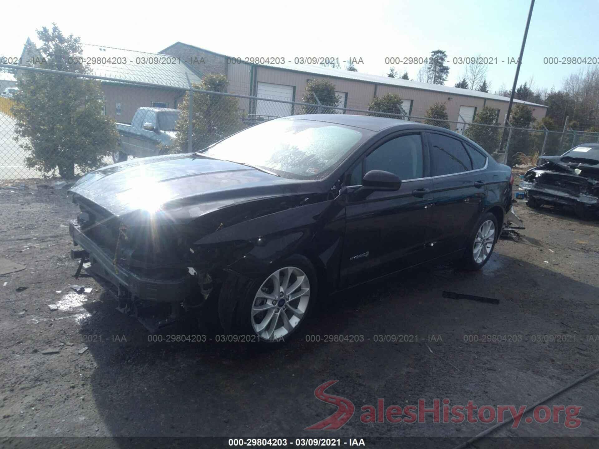 3FA6P0LU4KR104939 2019 FORD FUSION HYBRID