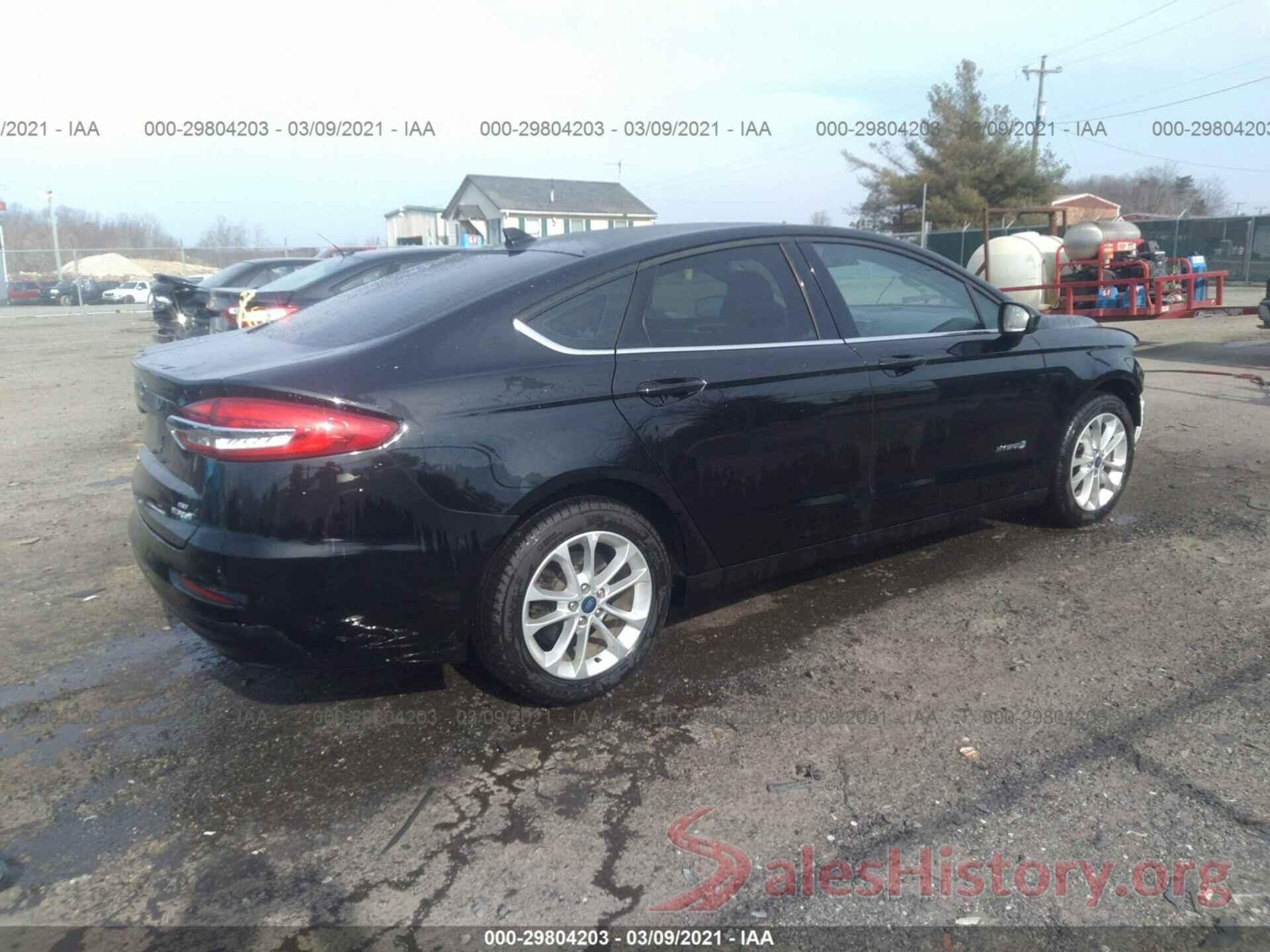 3FA6P0LU4KR104939 2019 FORD FUSION HYBRID