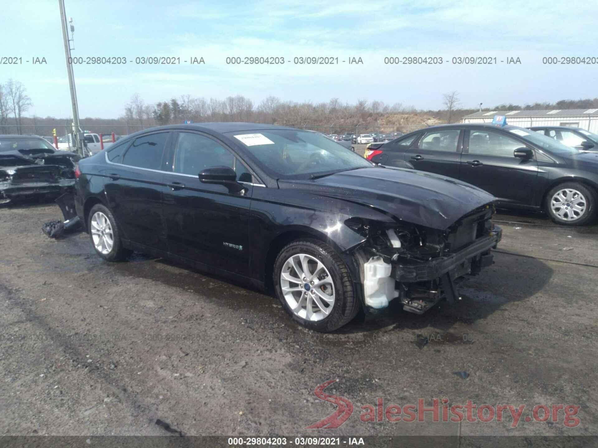 3FA6P0LU4KR104939 2019 FORD FUSION HYBRID