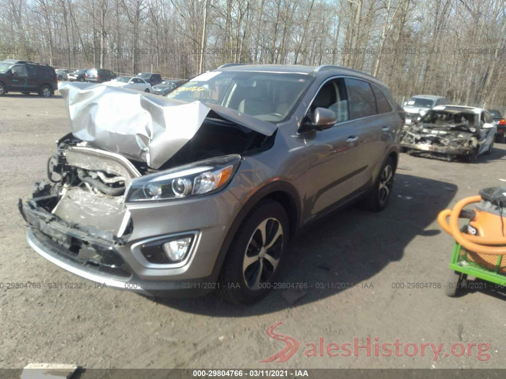 5XYPHDA54GG151002 2016 KIA SORENTO