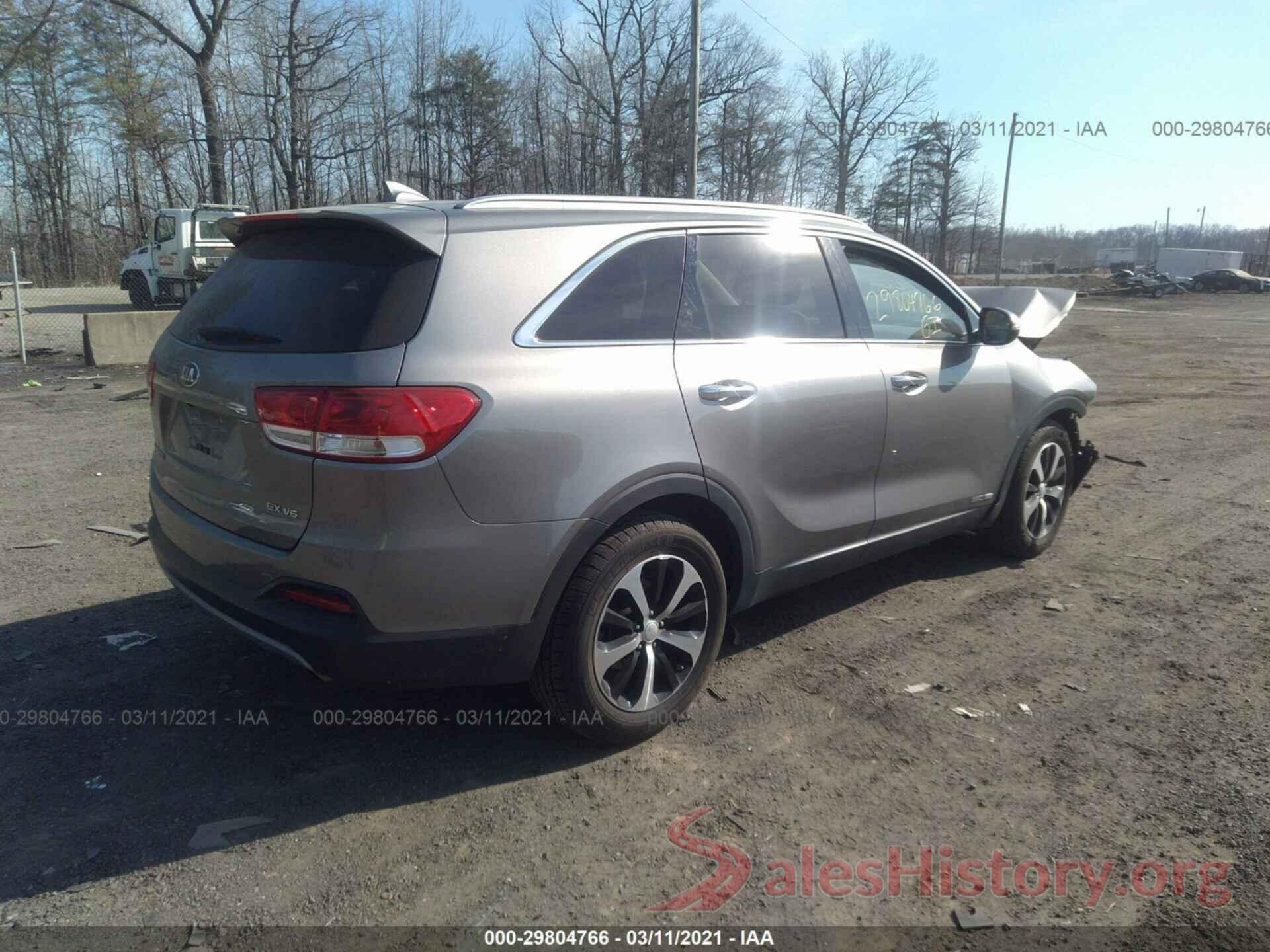 5XYPHDA54GG151002 2016 KIA SORENTO