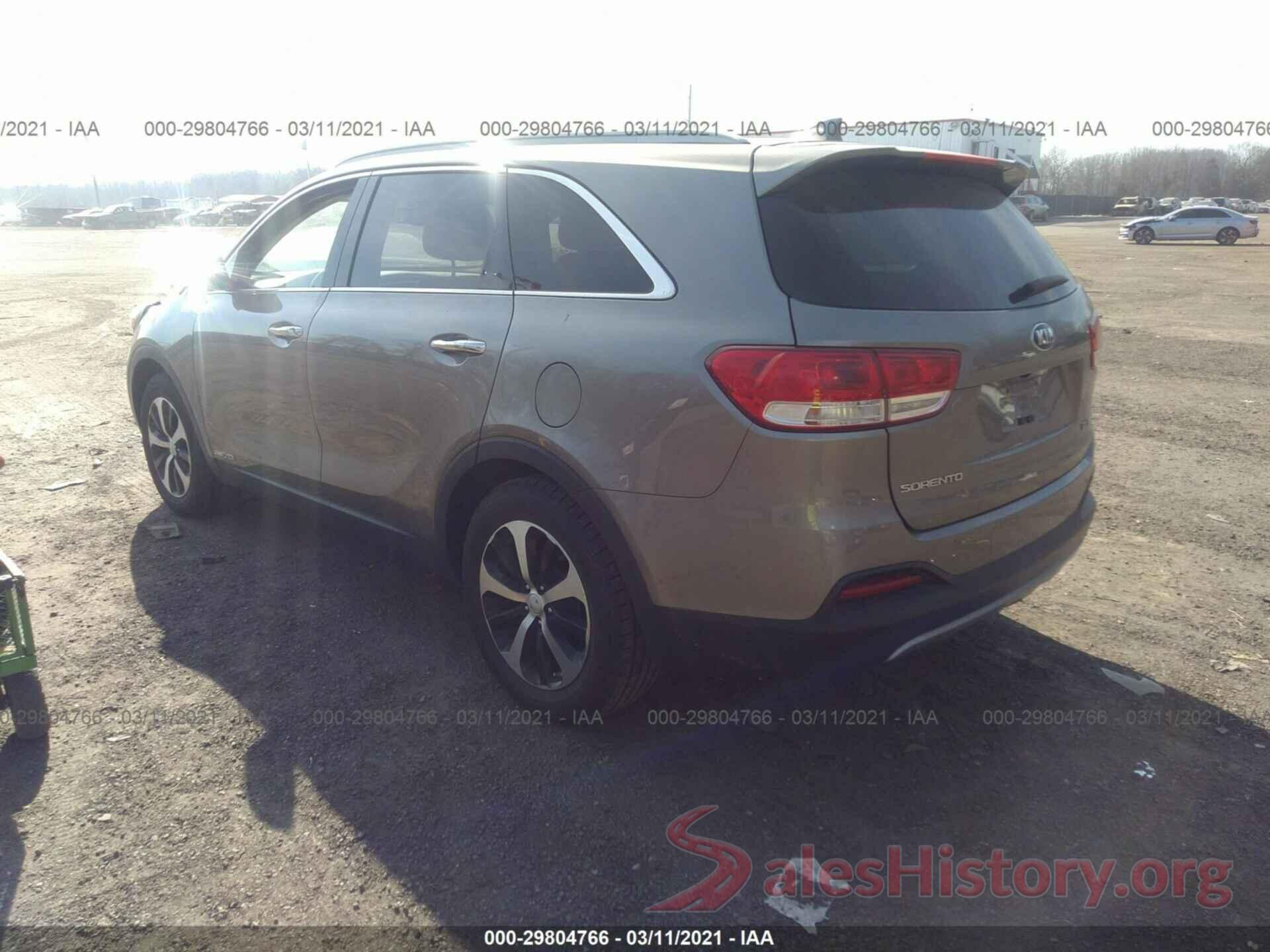 5XYPHDA54GG151002 2016 KIA SORENTO