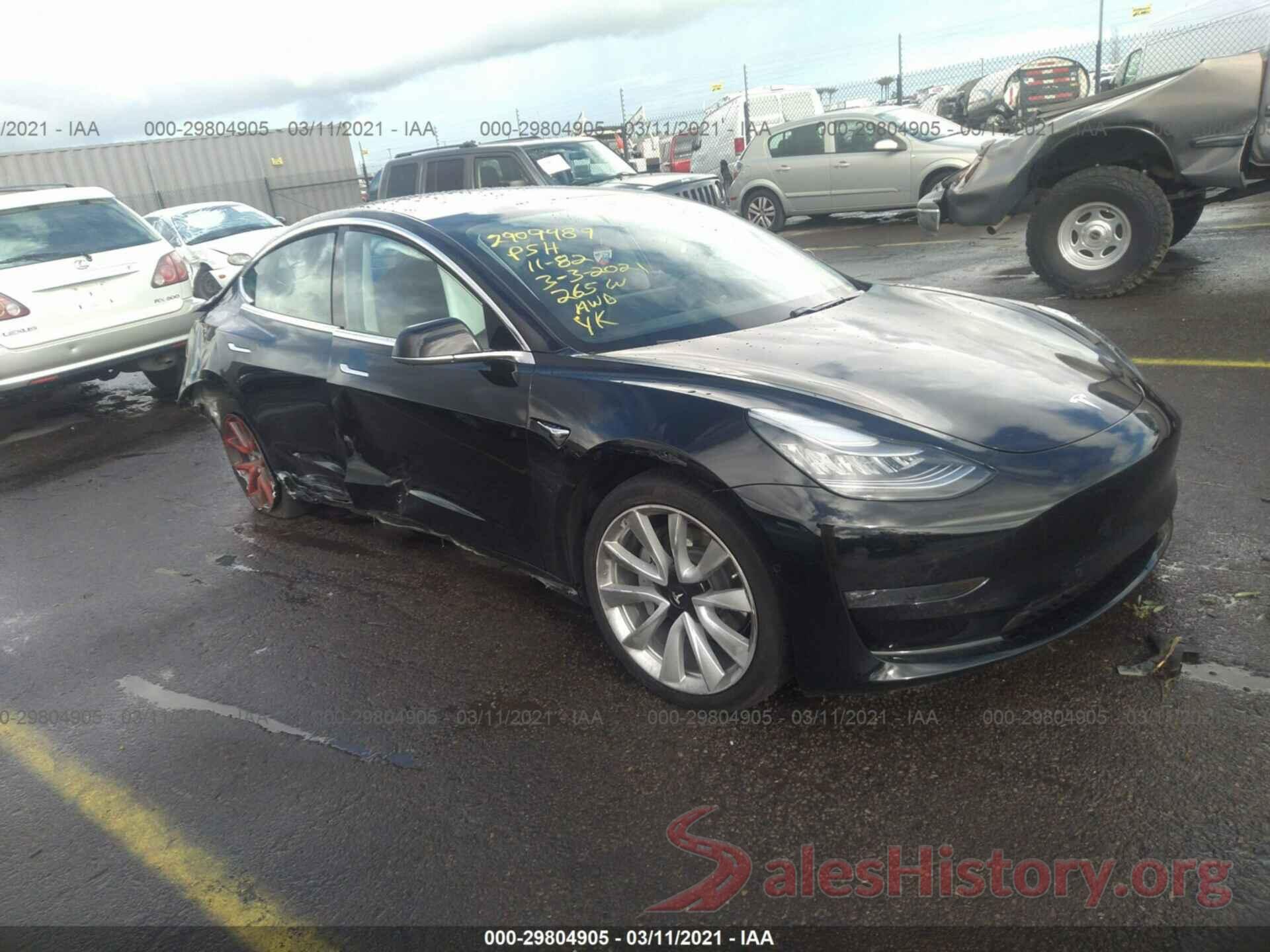 5YJ3E1EB4LF746603 2020 TESLA MODEL 3