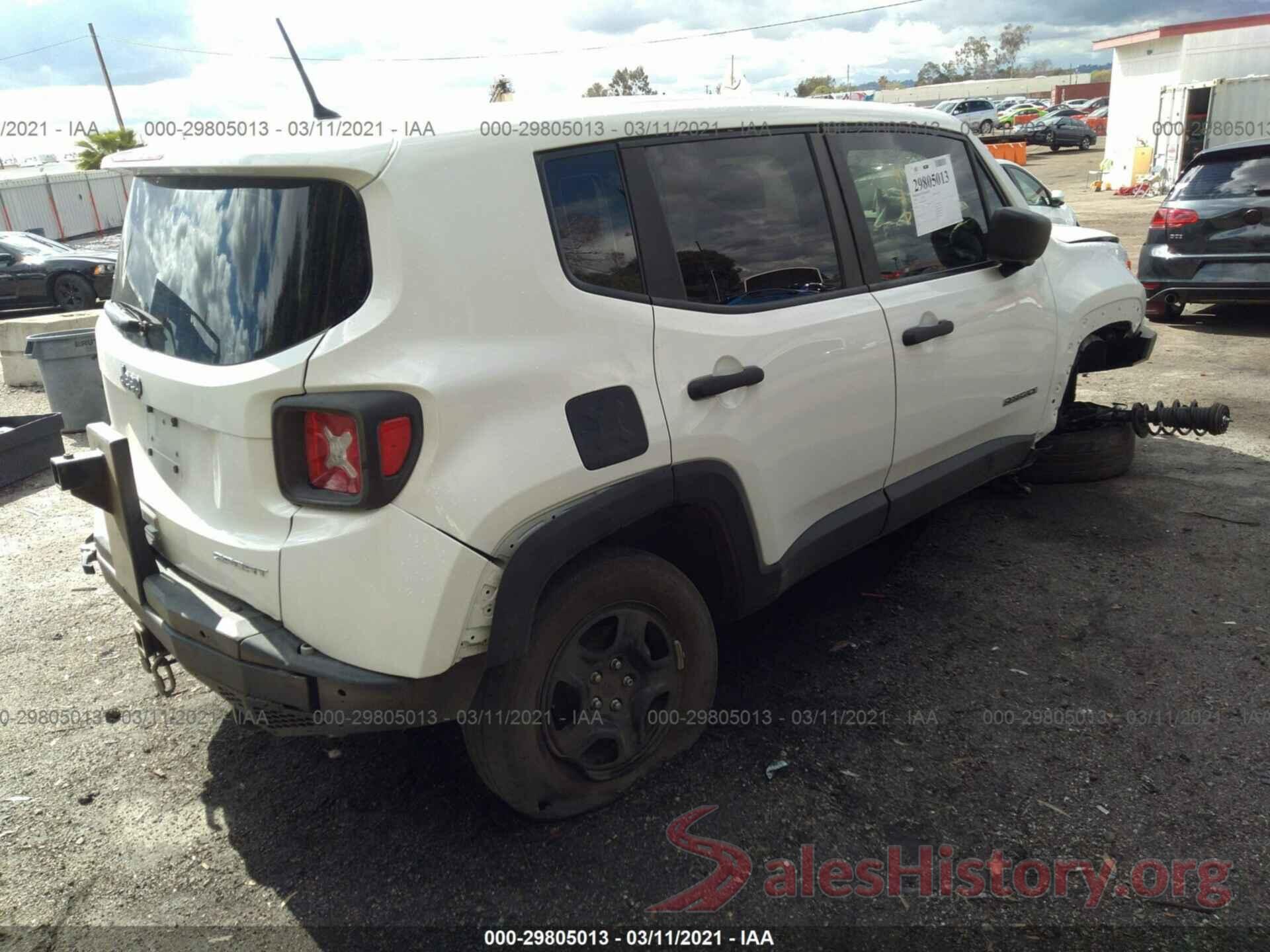 ZACCJBAB8JPJ57077 2018 JEEP RENEGADE