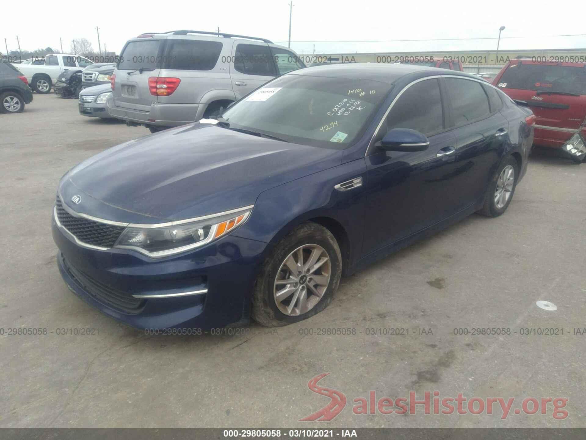 5XXGT4L30JG214294 2018 KIA OPTIMA