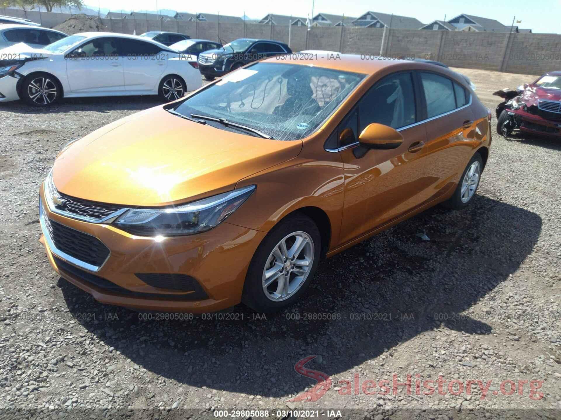 3G1BE6SM7HS541654 2017 CHEVROLET CRUZE