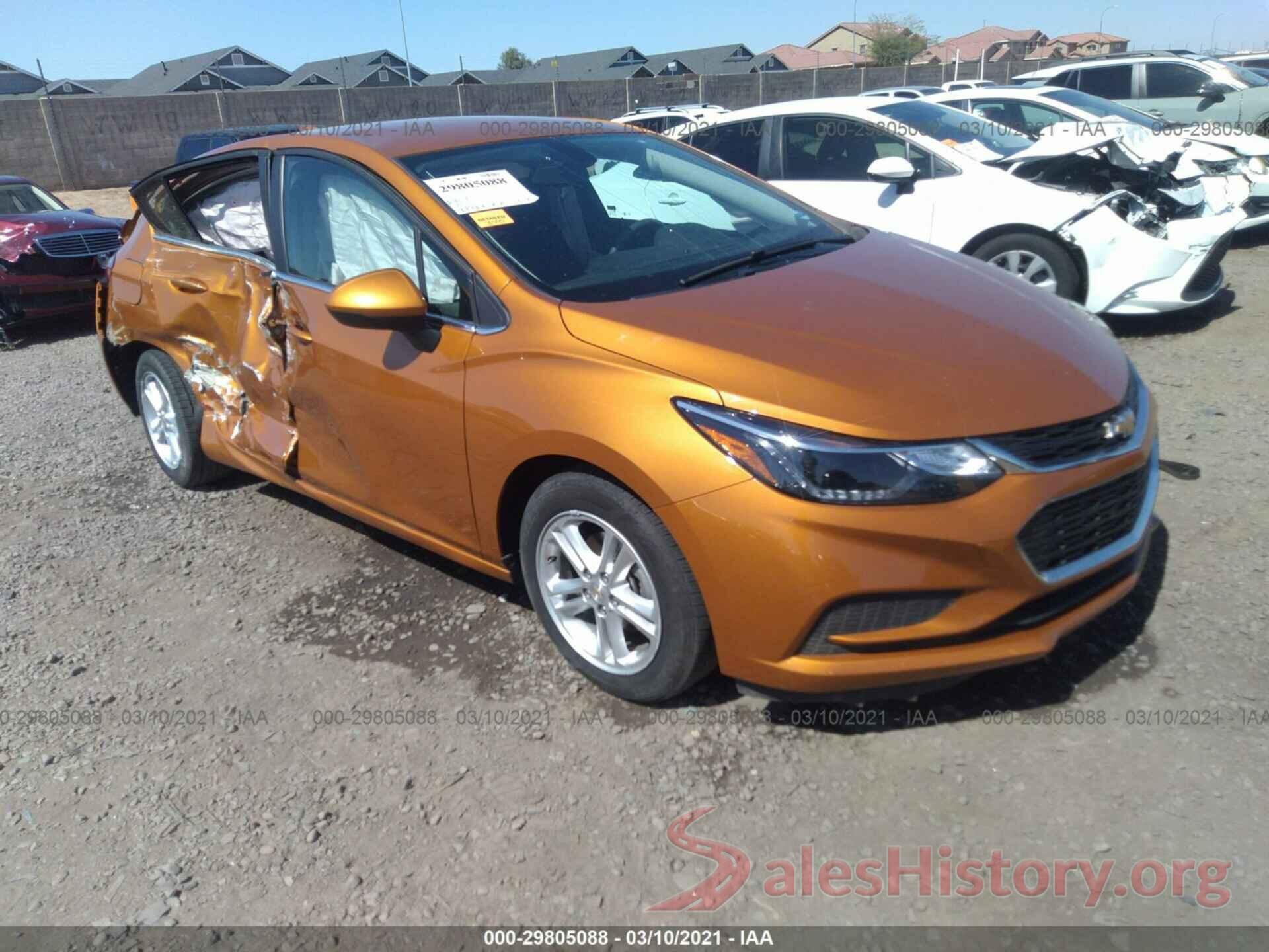 3G1BE6SM7HS541654 2017 CHEVROLET CRUZE