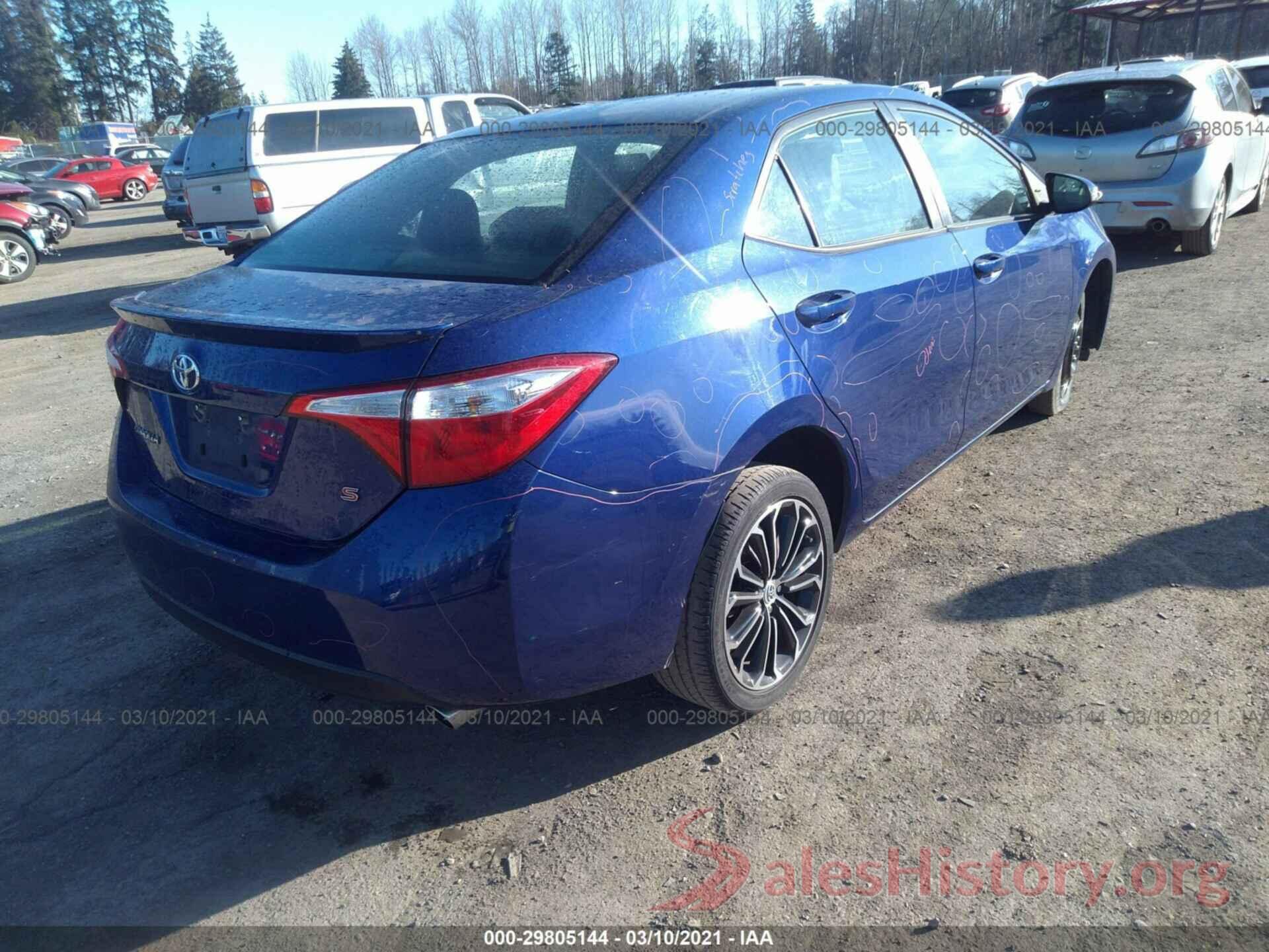 2T1BURHE4GC497684 2016 TOYOTA COROLLA