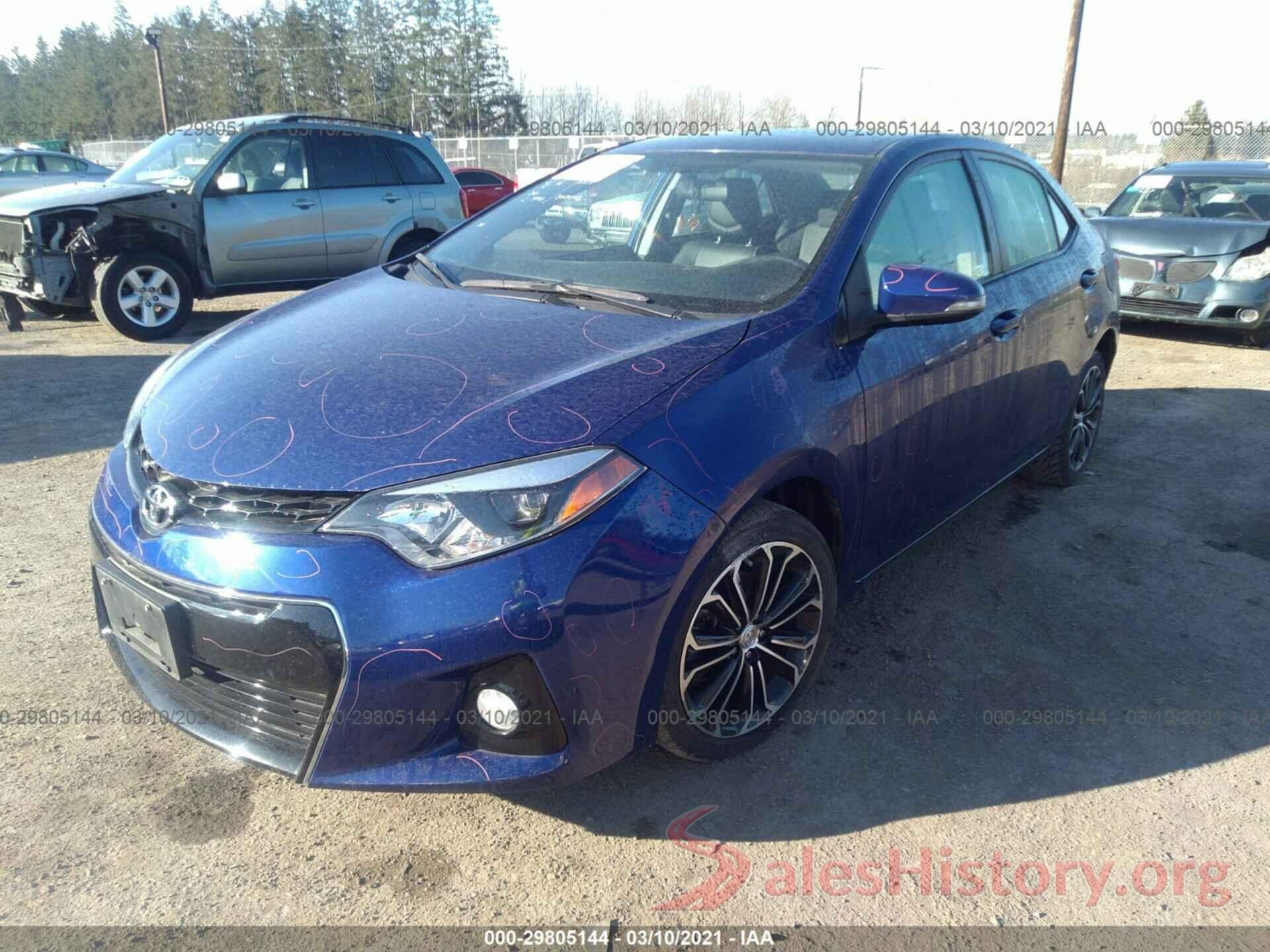 2T1BURHE4GC497684 2016 TOYOTA COROLLA