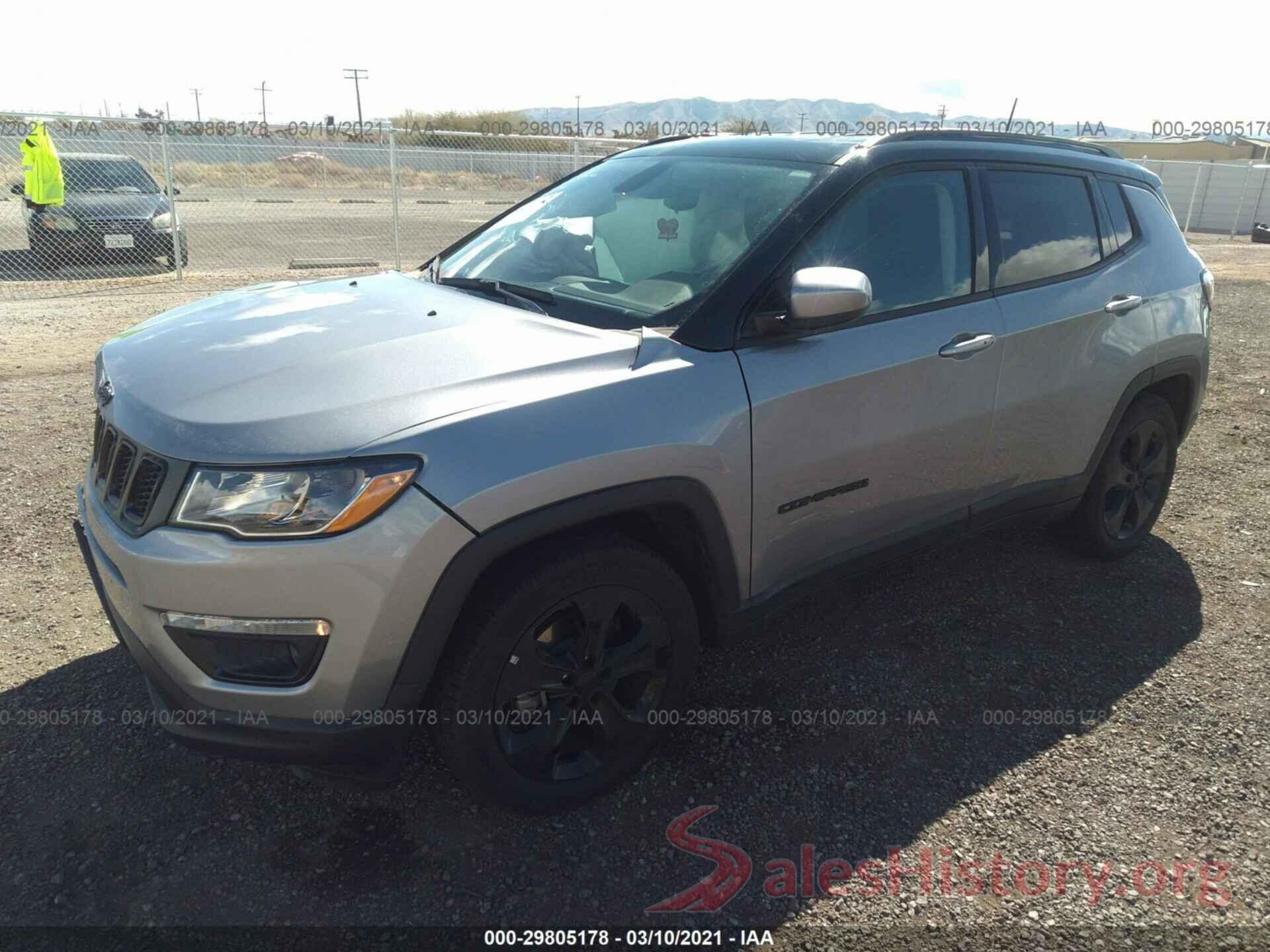 3C4NJCBB6LT129354 2020 JEEP COMPASS