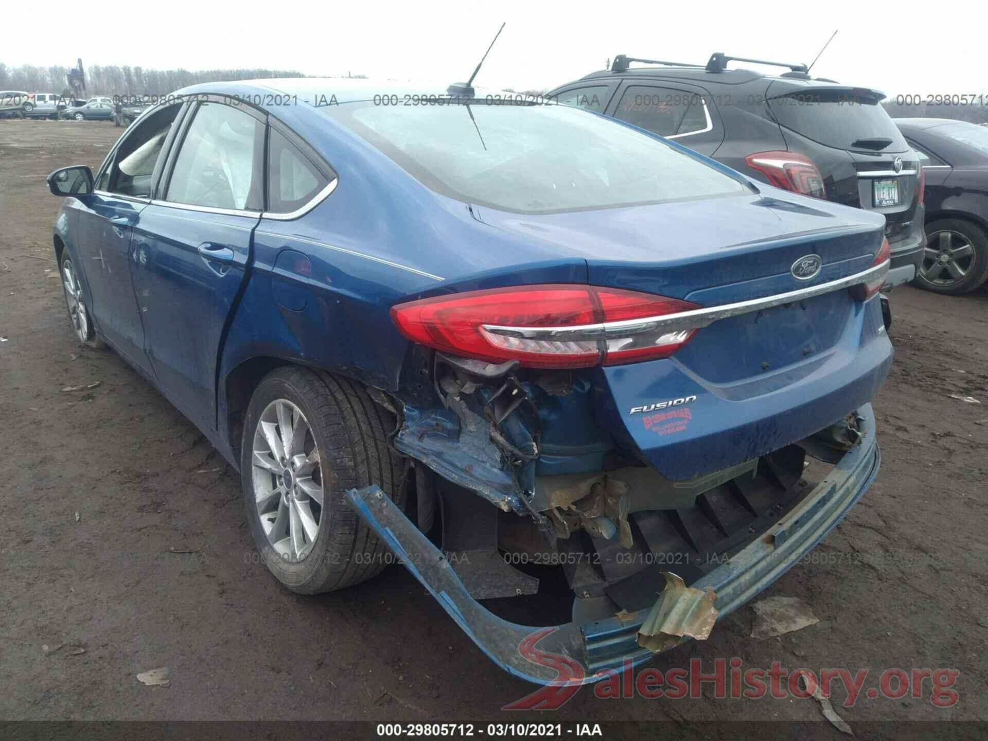 3FA6P0H74HR199711 2017 FORD FUSION