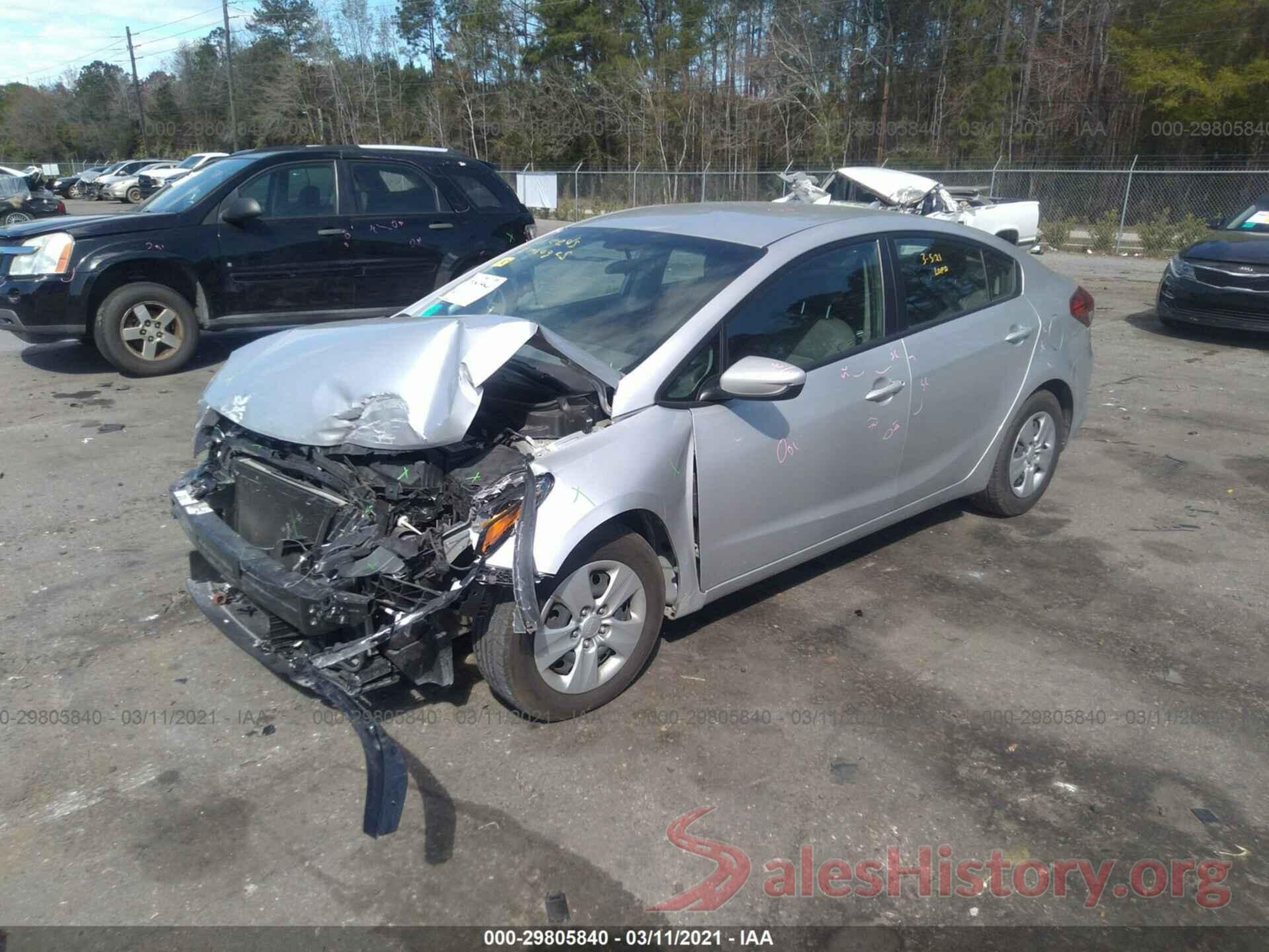 3KPFK4A71JE264490 2018 KIA FORTE