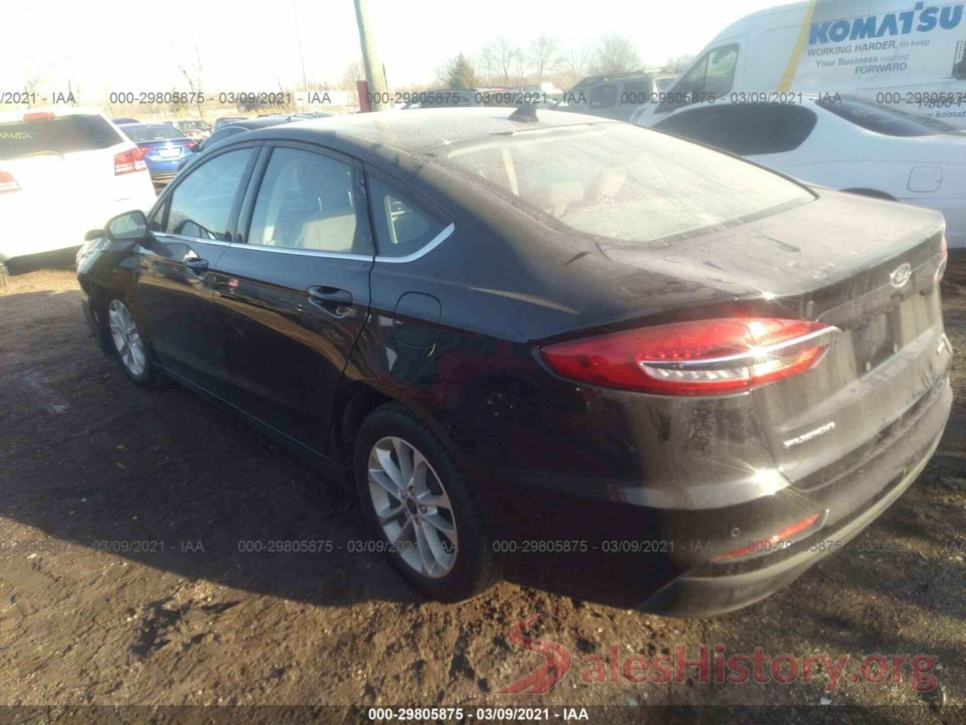 3FA6P0HD9LR129507 2020 FORD FUSION