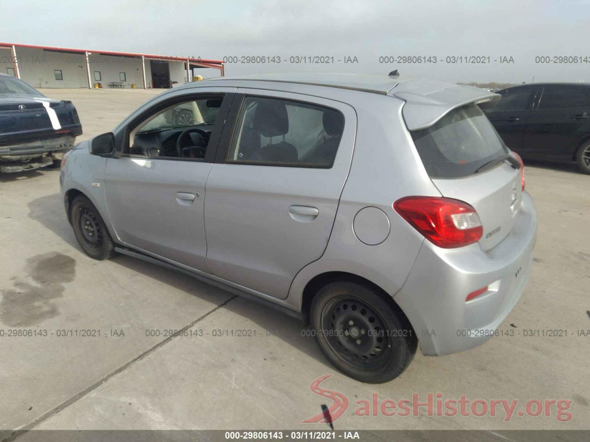 ML32A3HJ4HH010616 2017 MITSUBISHI MIRAGE