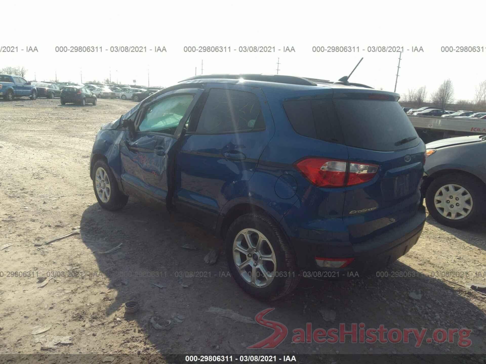 MAJ3S2GE9KC294946 2019 FORD ECOSPORT