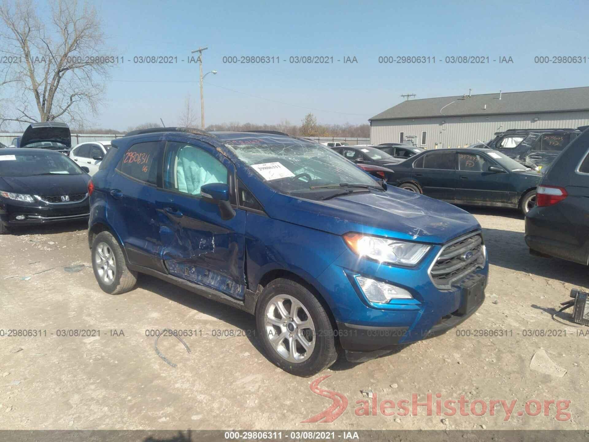 MAJ3S2GE9KC294946 2019 FORD ECOSPORT