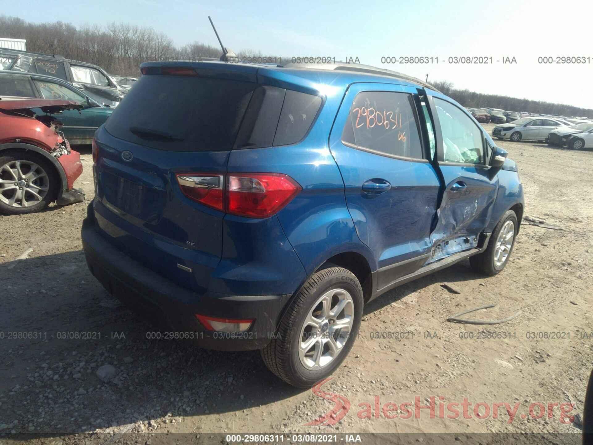 MAJ3S2GE9KC294946 2019 FORD ECOSPORT