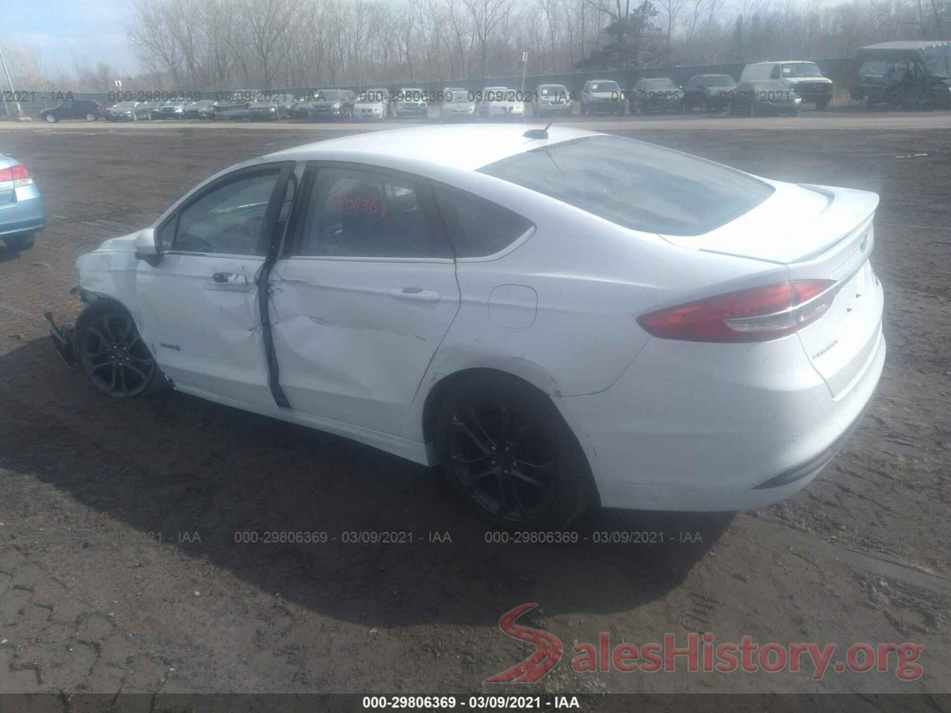 3FA6P0LU7JR118235 2018 FORD FUSION HYBRID