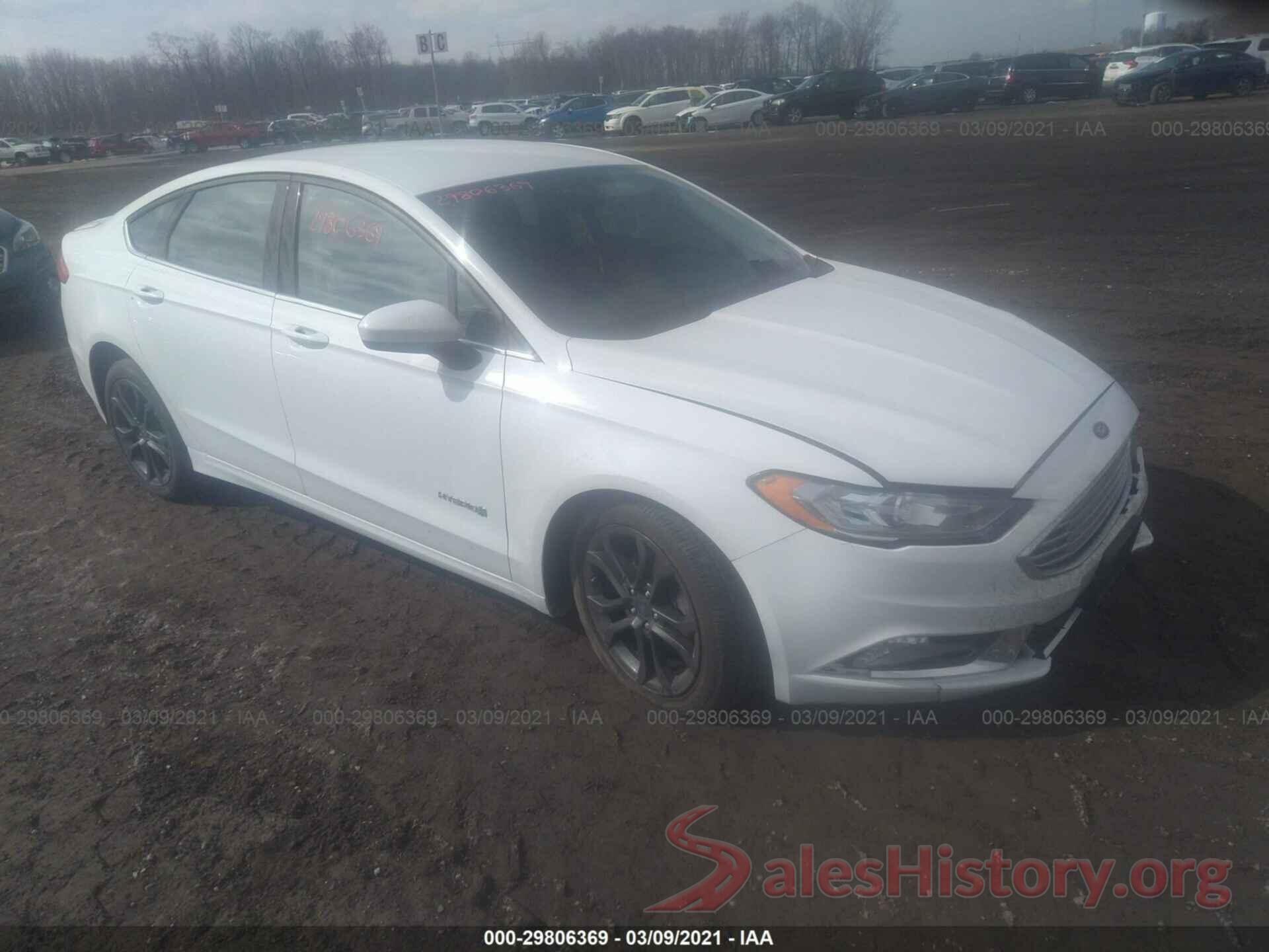 3FA6P0LU7JR118235 2018 FORD FUSION HYBRID