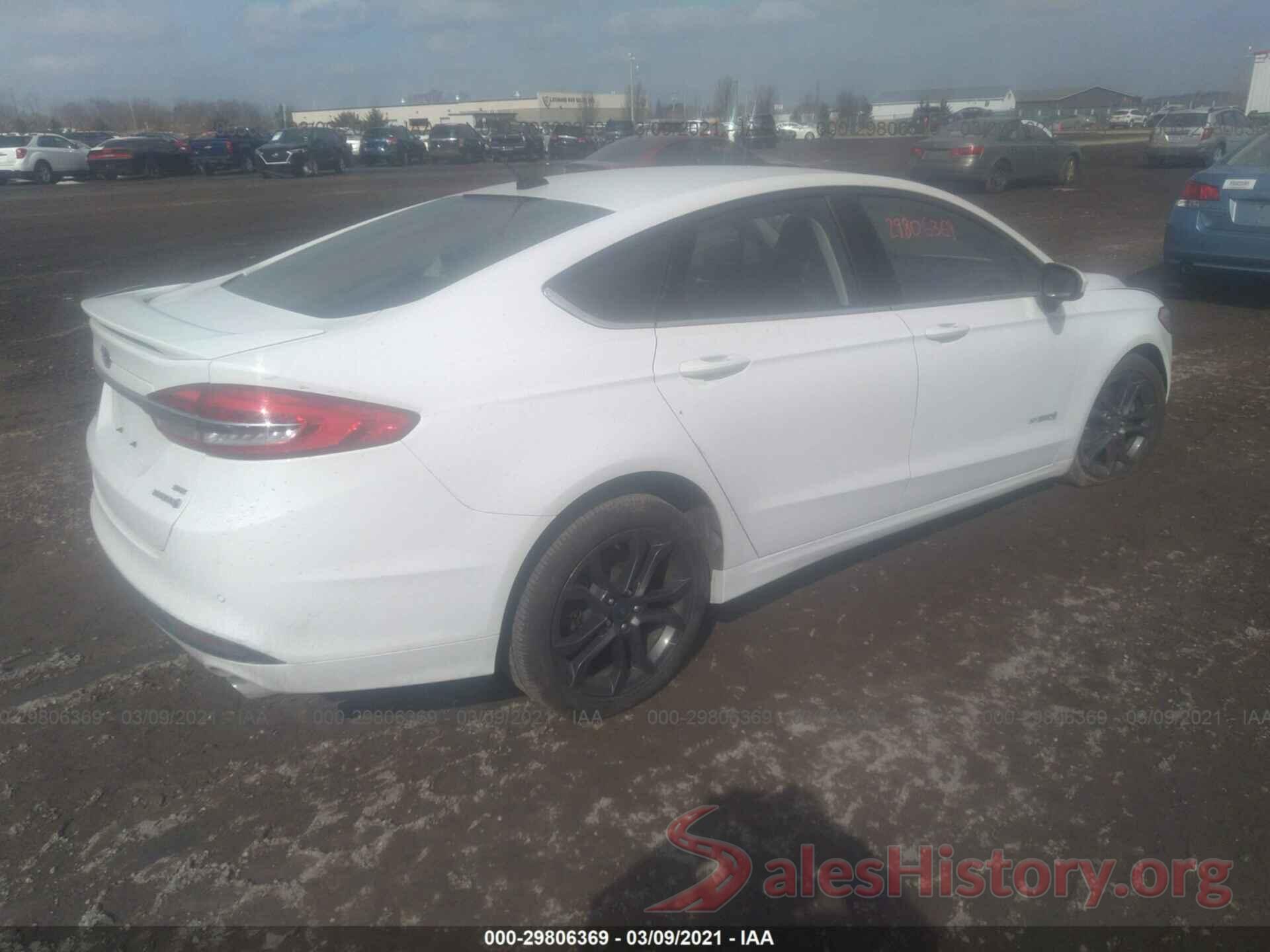 3FA6P0LU7JR118235 2018 FORD FUSION HYBRID