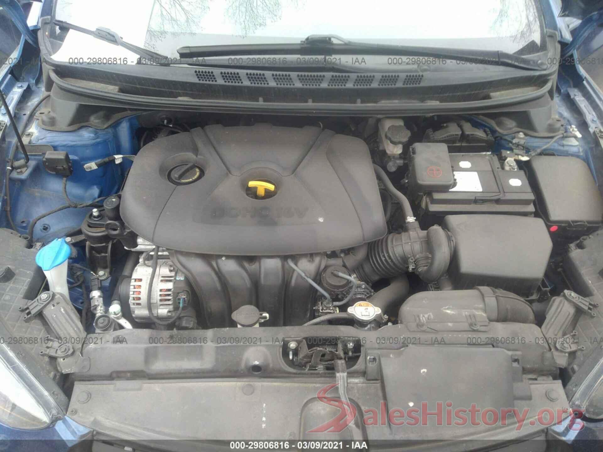 5NPDH4AE1GH756350 2016 HYUNDAI ELANTRA