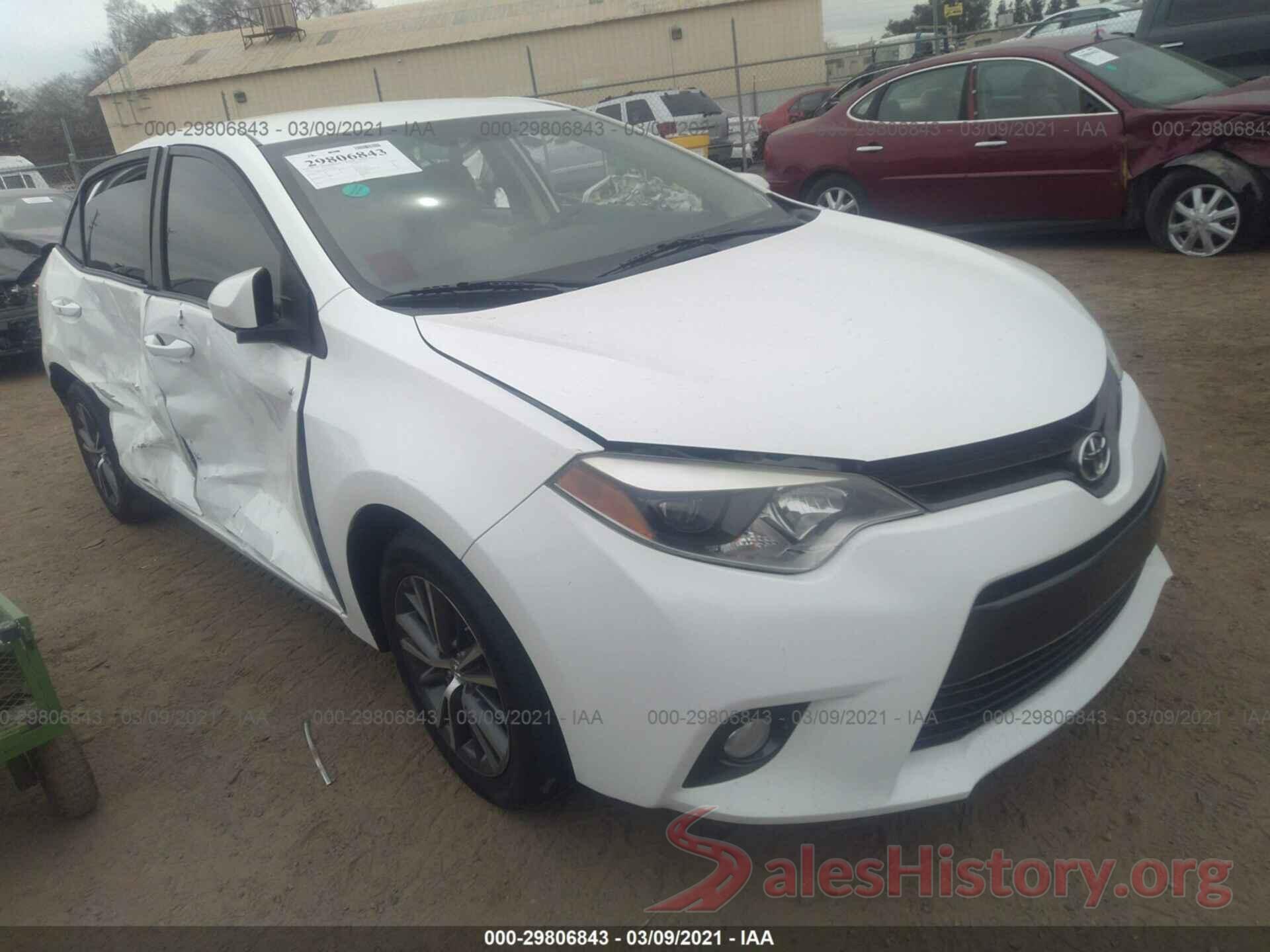 5YFBURHE9GP458363 2016 TOYOTA COROLLA