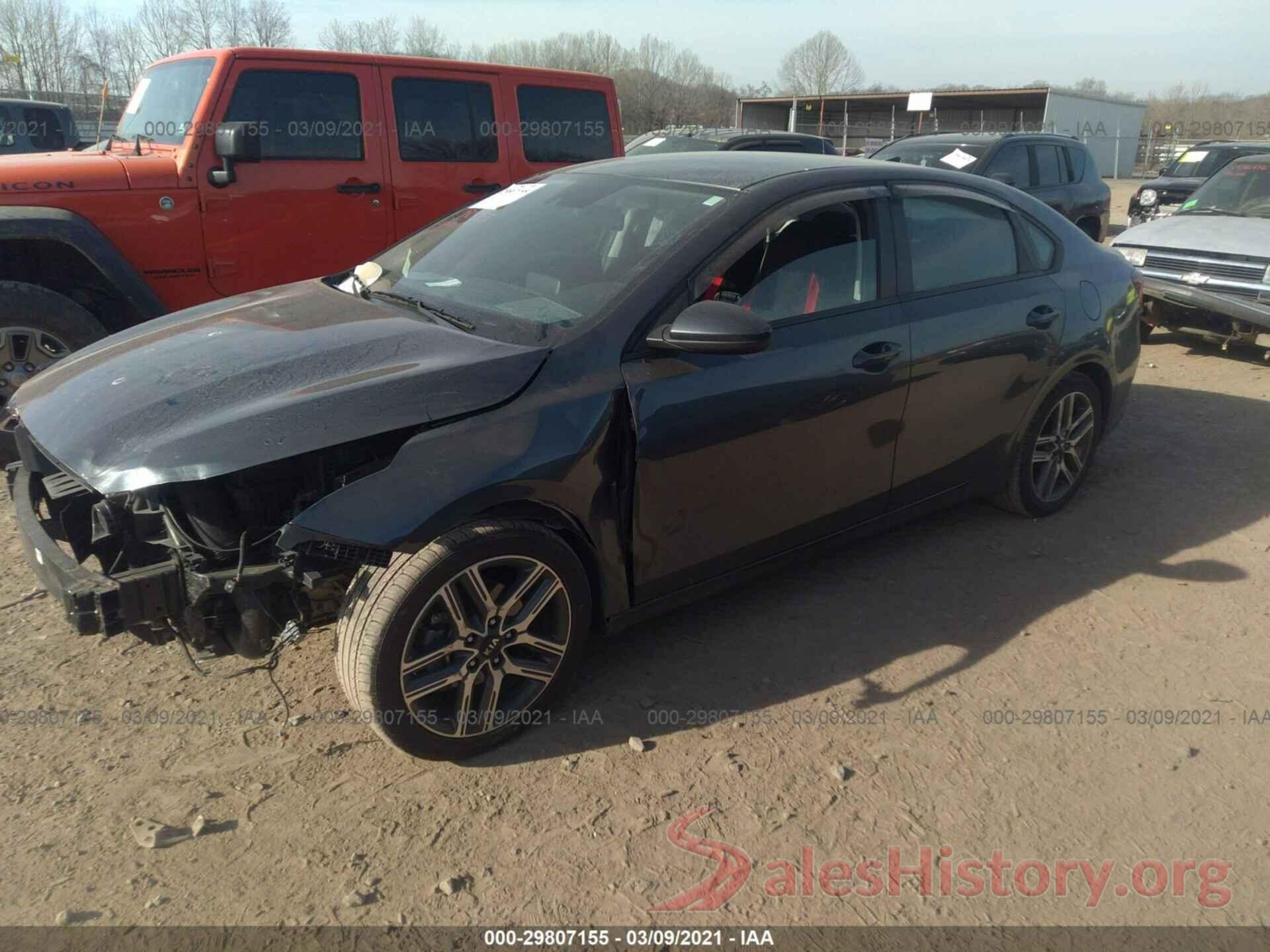 3KPF34AD8KE127048 2019 KIA FORTE