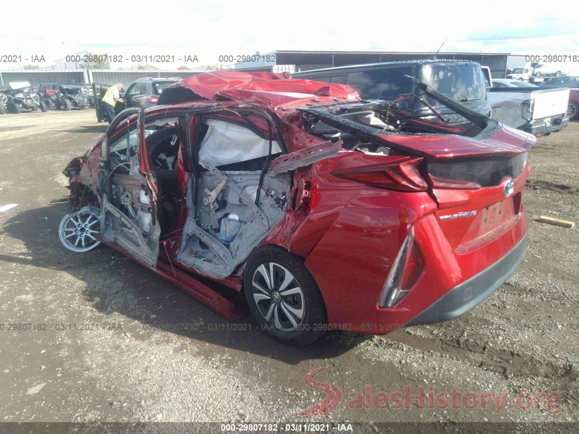 JTDKARFP4J3094124 2018 TOYOTA PRIUS PRIME