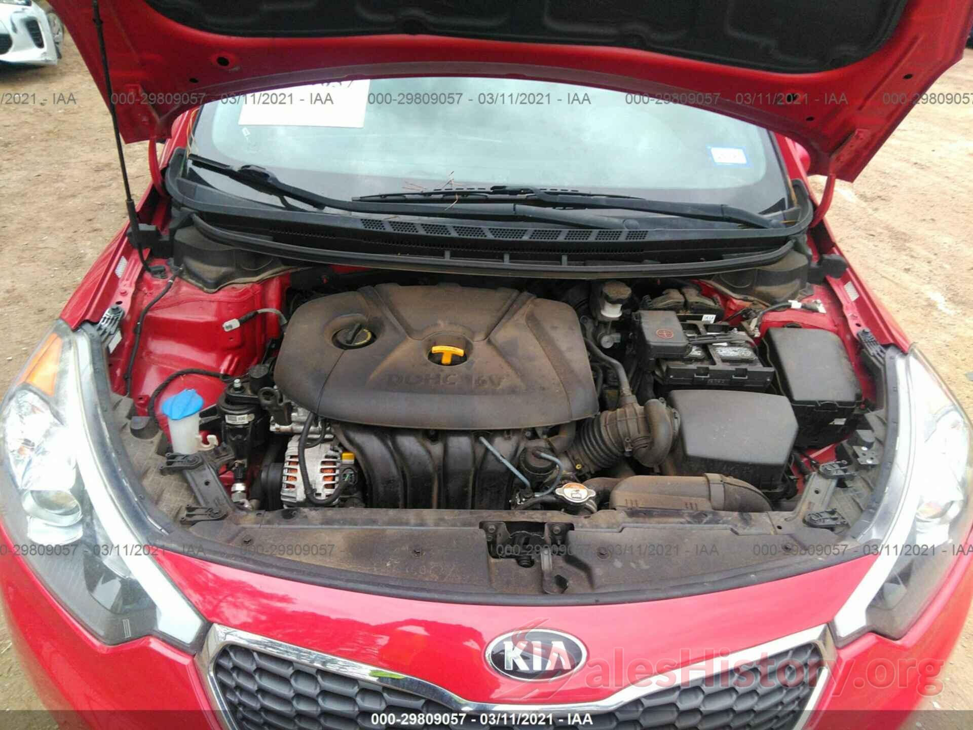 KNAFK4A65G5607505 2016 KIA FORTE