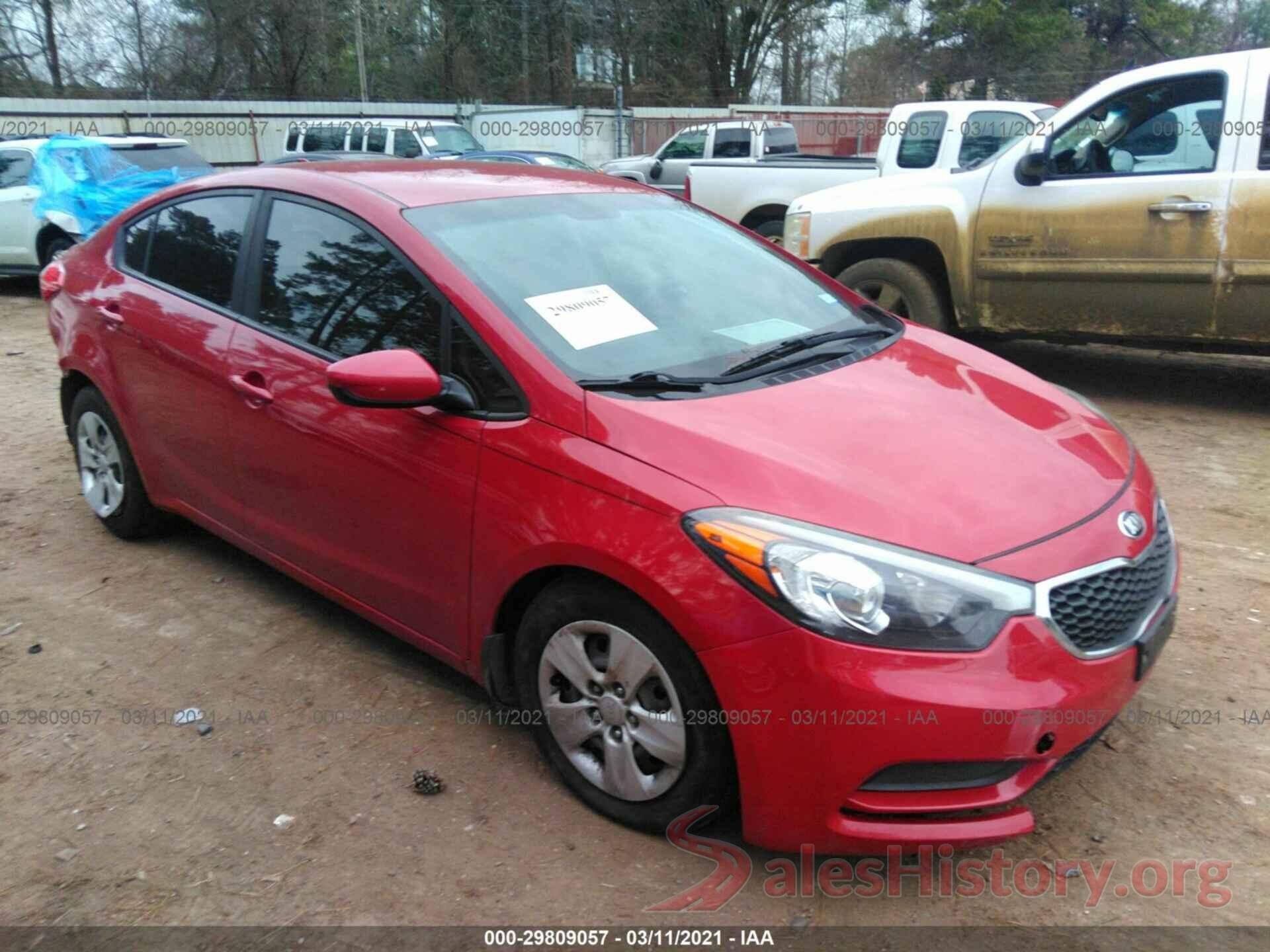 KNAFK4A65G5607505 2016 KIA FORTE