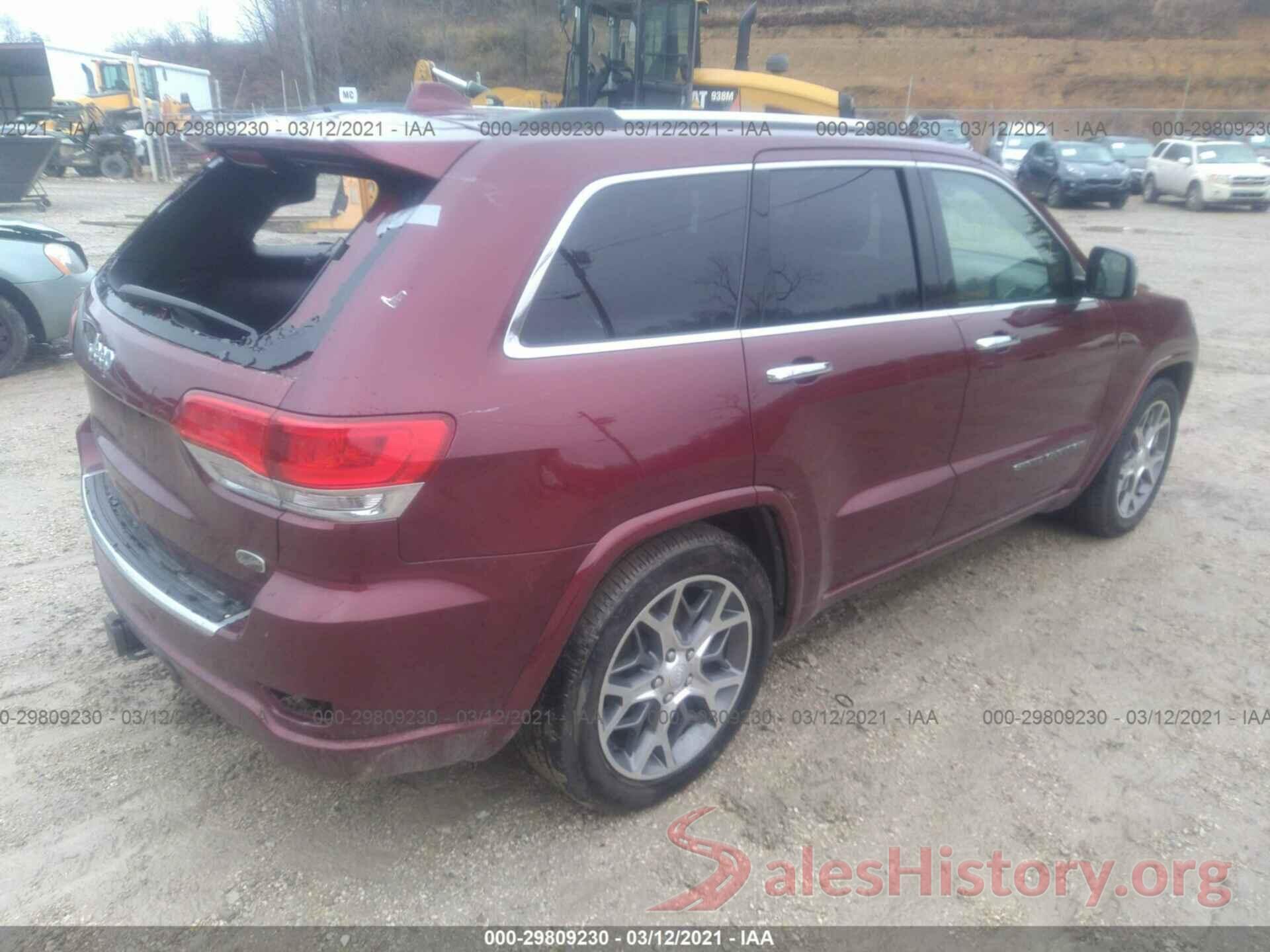 1C4RJFCG6LC332060 2020 JEEP GRAND CHEROKEE