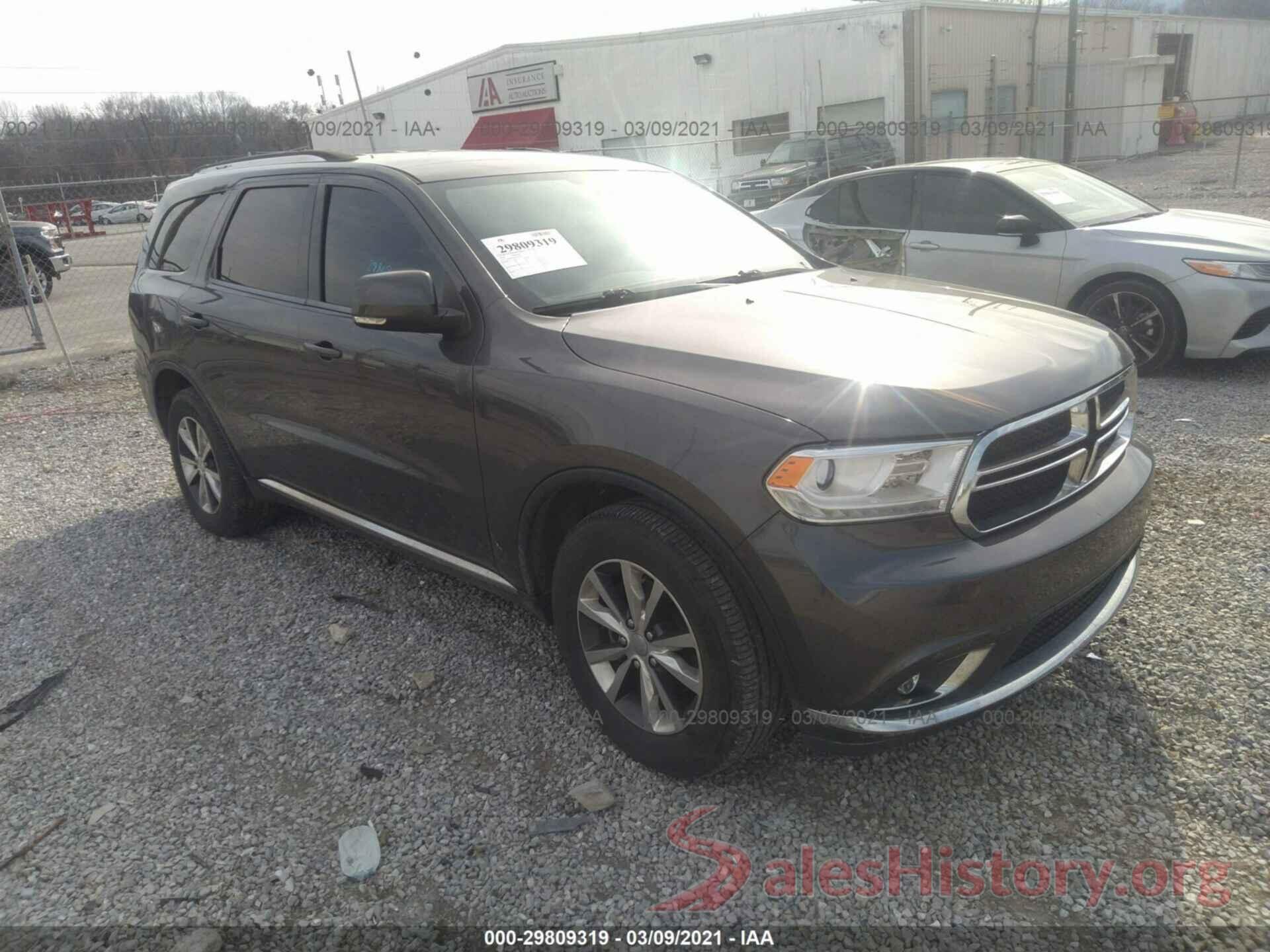 1C4RDHDG1GC361425 2016 DODGE DURANGO