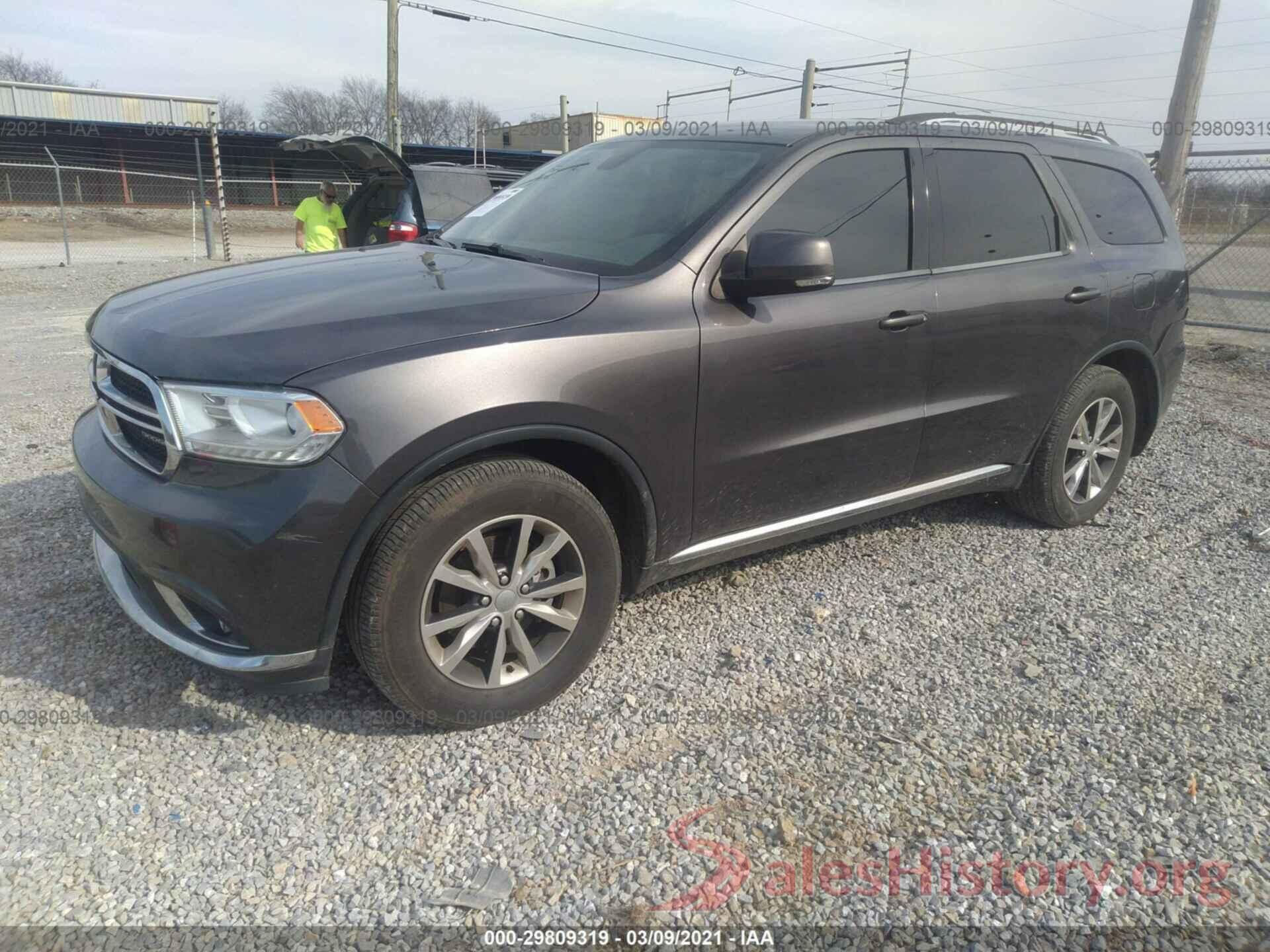 1C4RDHDG1GC361425 2016 DODGE DURANGO