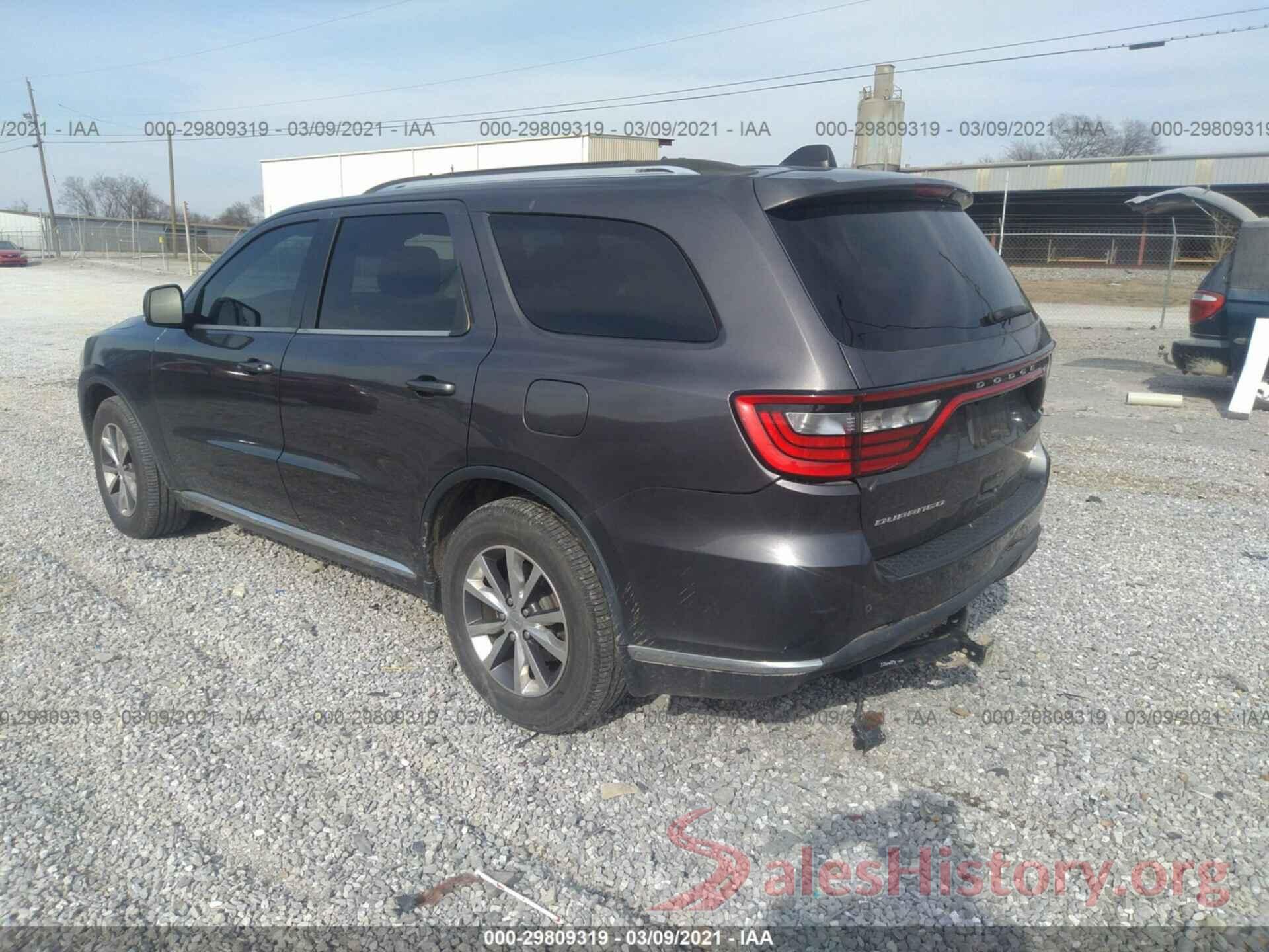 1C4RDHDG1GC361425 2016 DODGE DURANGO