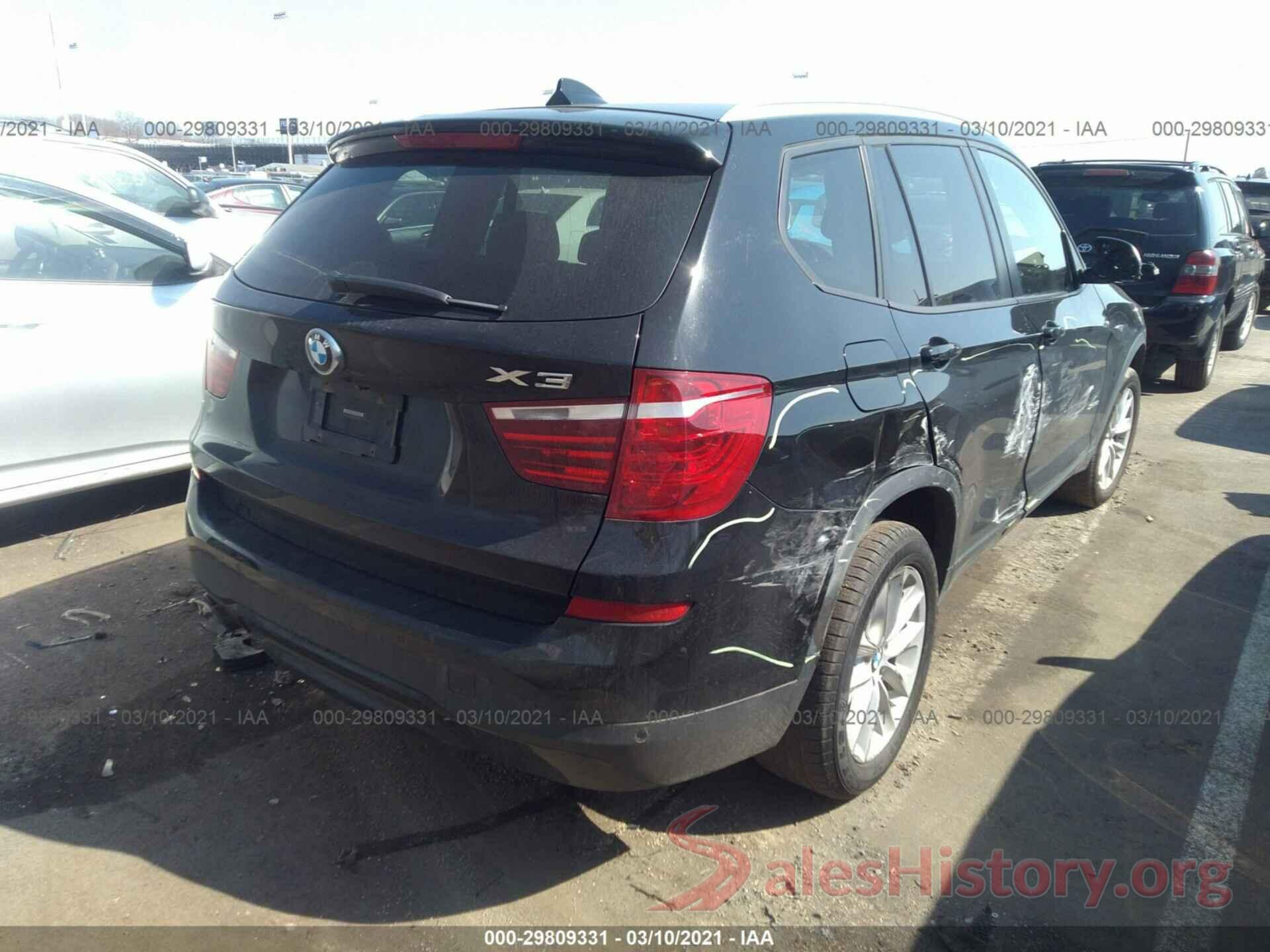 5UXWX9C53G0D88533 2016 BMW X3